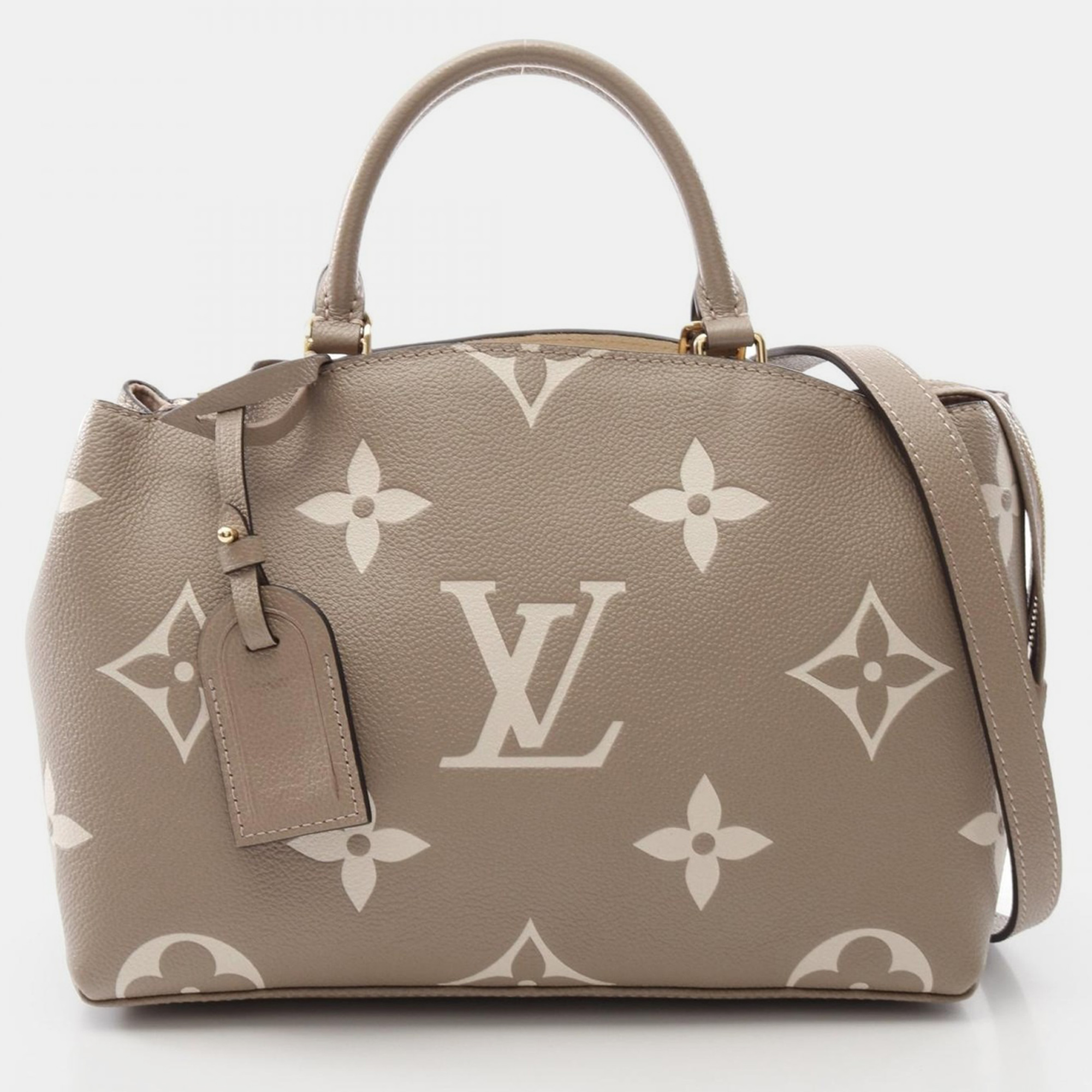 

Louis Vuitton Petit Palais PM Monogram Empreinte Beige Shoulder Handbag