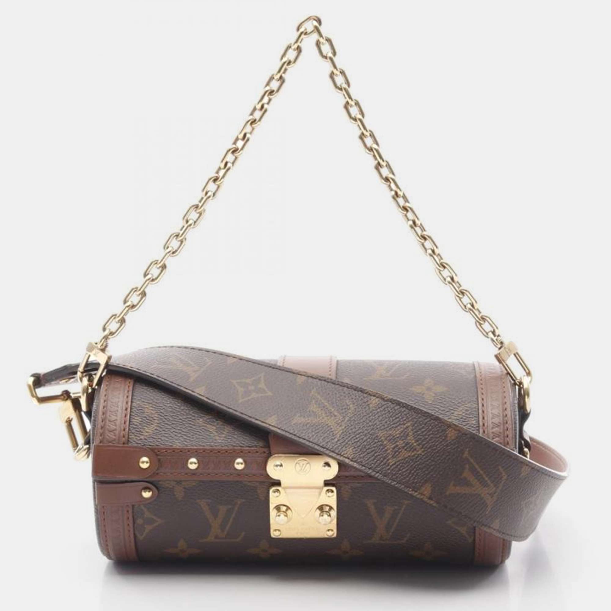 Pre-owned Louis Vuitton Papillon Trunk Monogram Brown Shoulder Bag