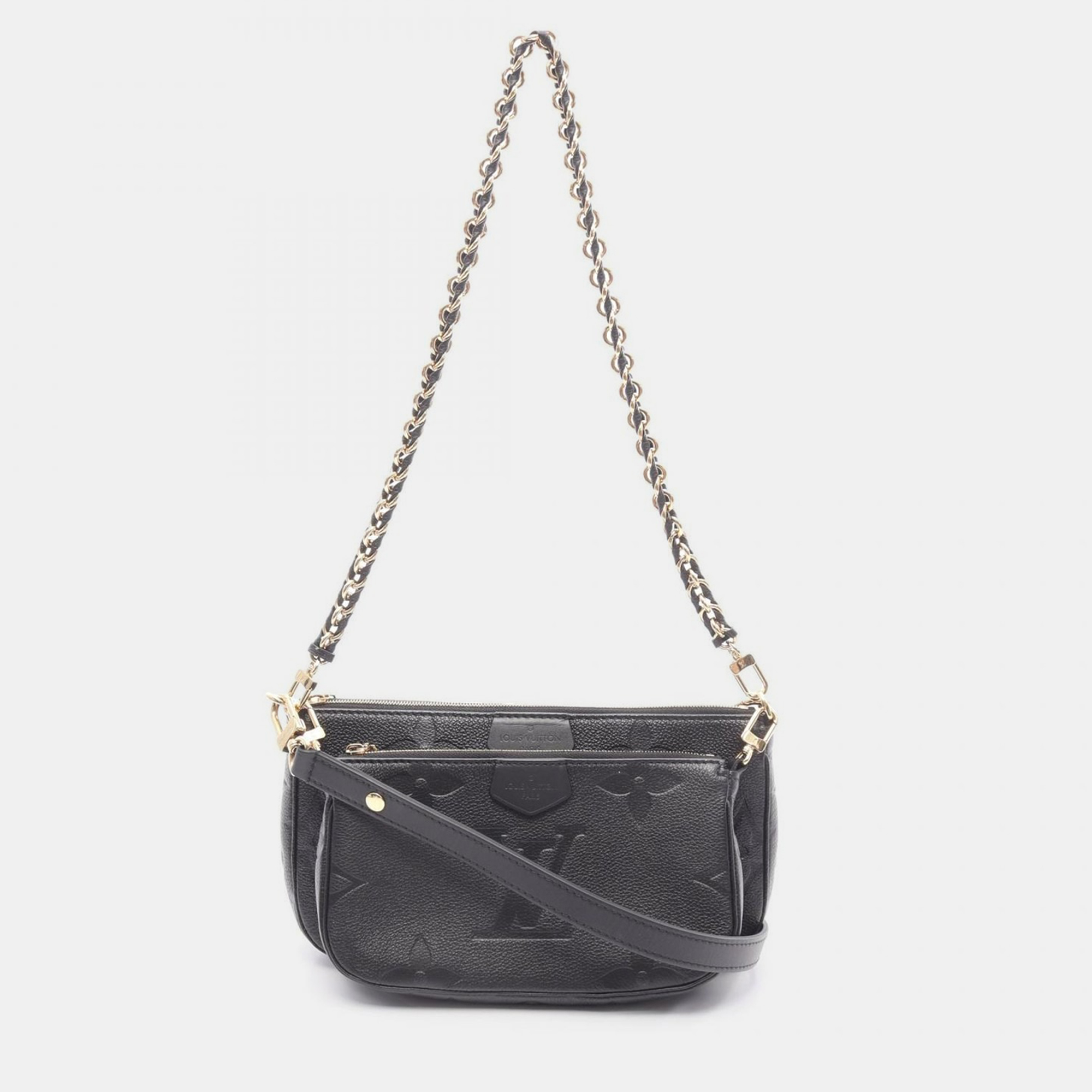 

Louis Vuitton Multi Pochette Accessoires Monogram Black Chain Shoulder Bag