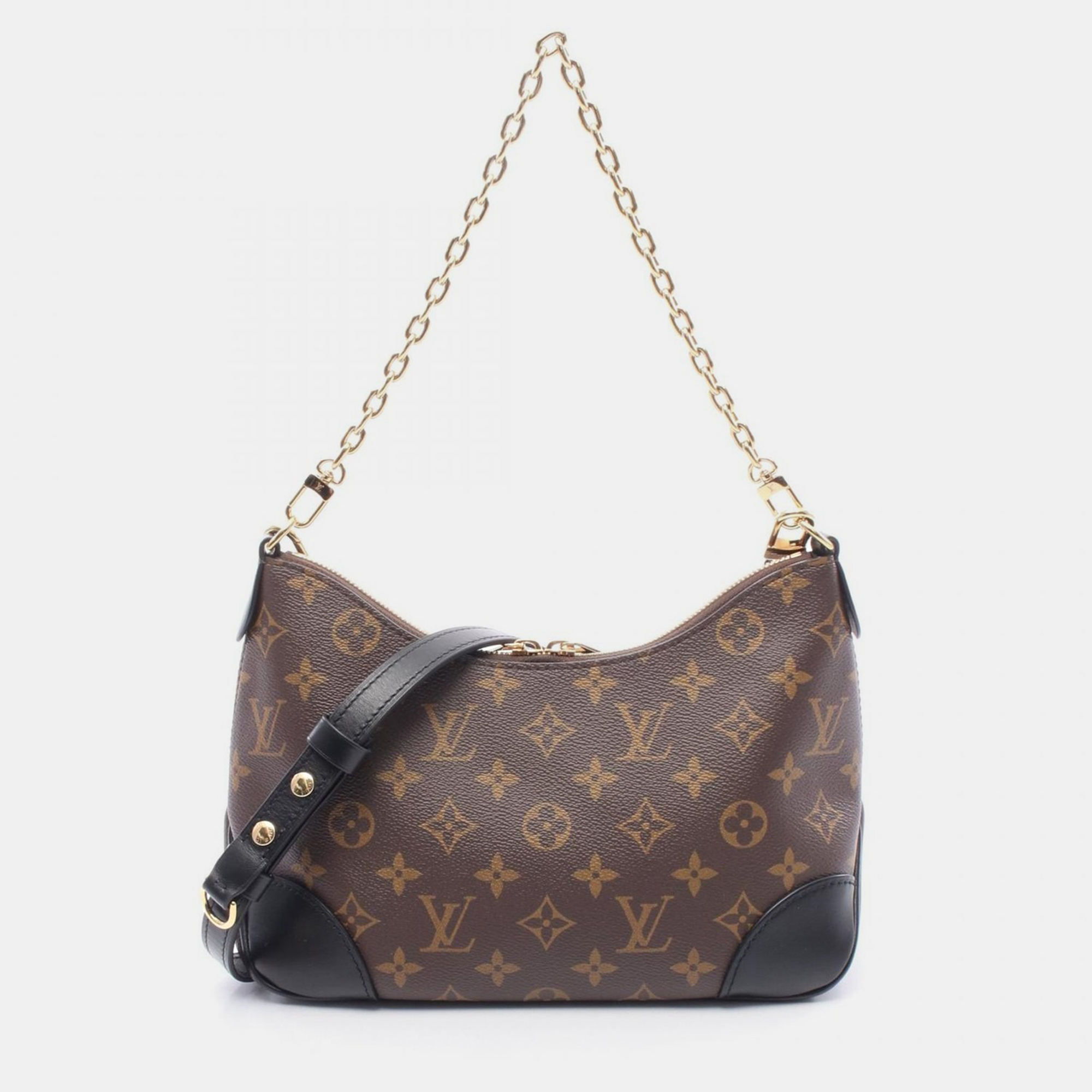 

Louis Vuitton Boulogne NM Monogram Canvas Black/Brown Chain Shoulder Handbag