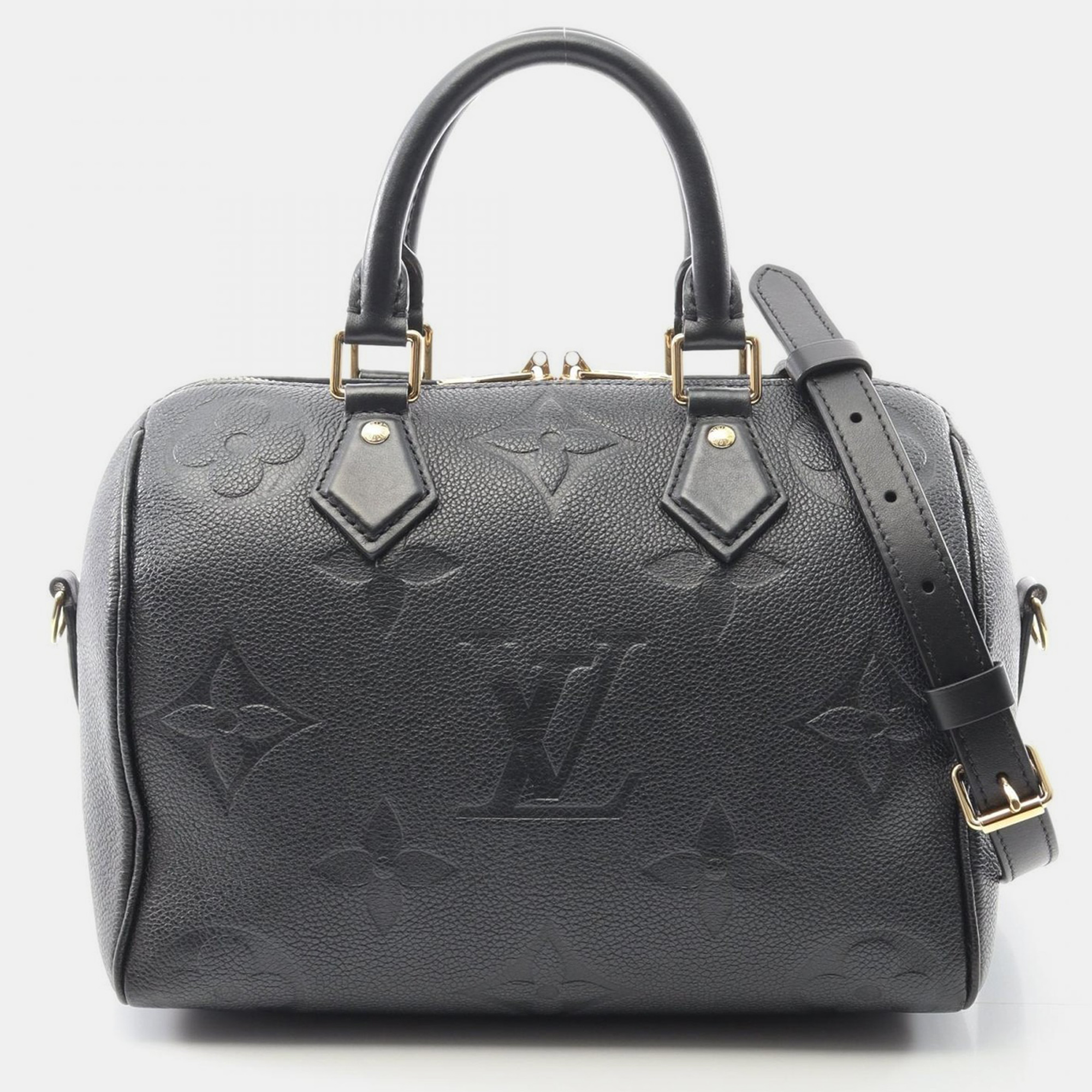 

Louis Vuitton Speedy Bandouliere Monogram Empreinte Giant 25 Bag, Black