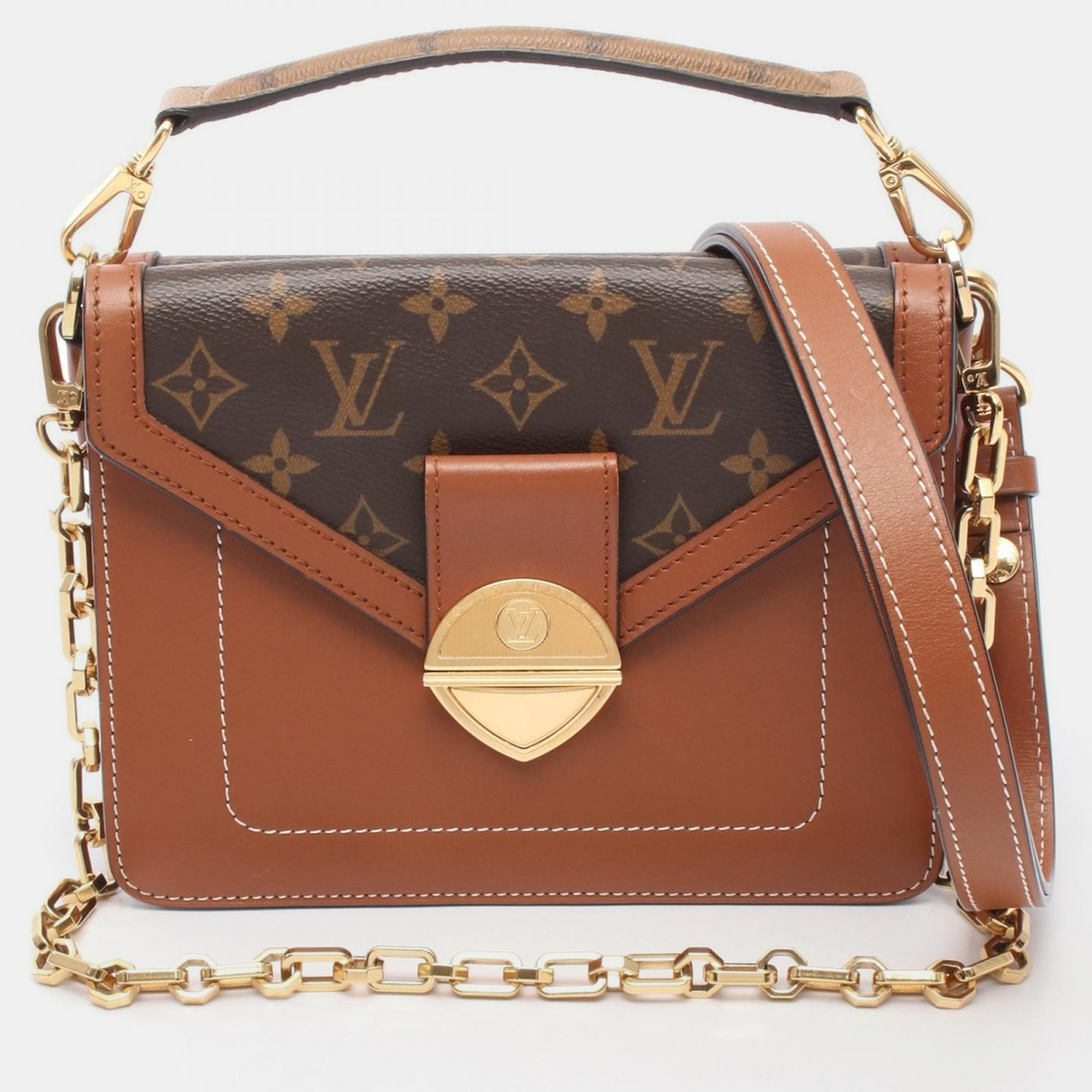 

Louis Vuitton Sac Biface Brown Monogram Canvas Leather Shoulder Bag