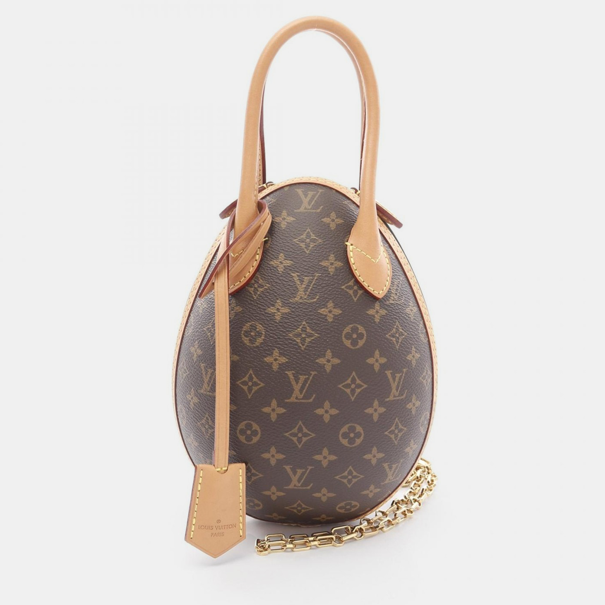 

Louis Vuitton Egg Black Monogram Canvas Shoulder Bag, Brown