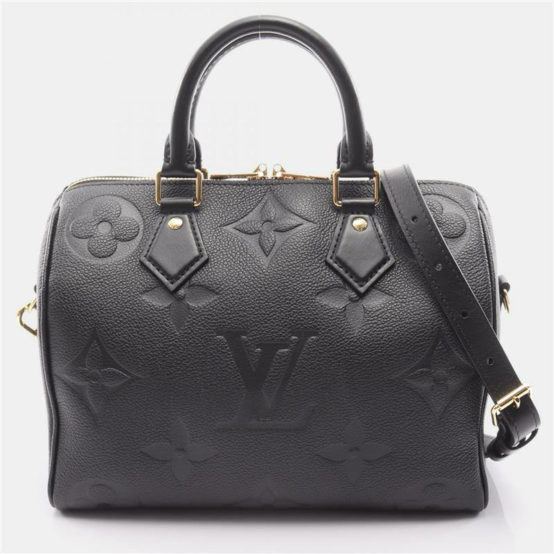 

Louis Vuitton Speedy Bandoulière 25 Black Monogram Empreinte Giant Shoulder Bag
