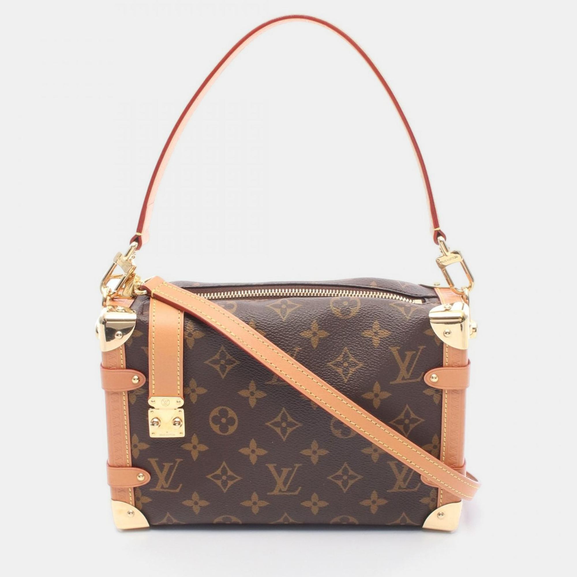

Louis Vuitton Side Trunk MM Brown Monogram Canvas Shoulder Bag
