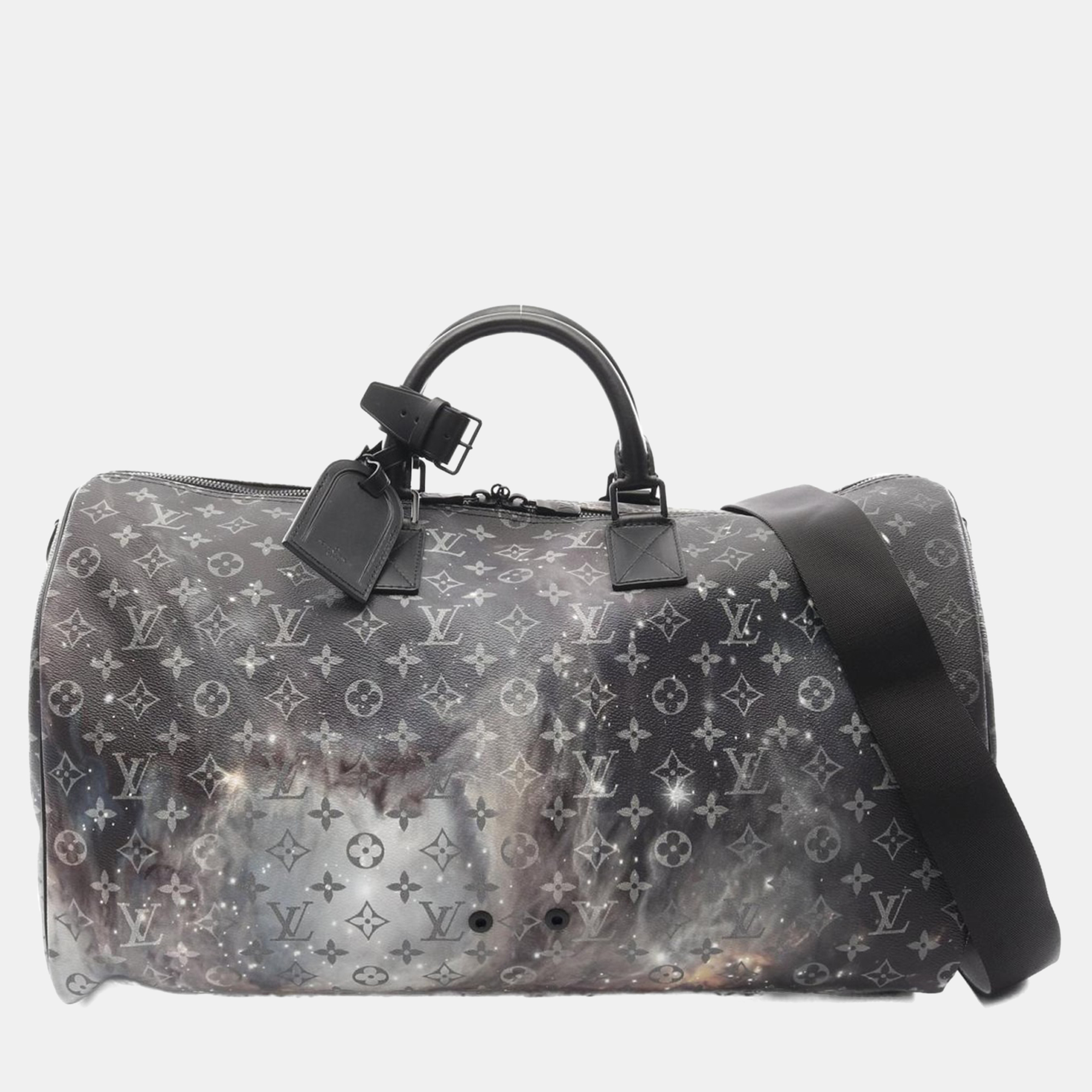 

Louis Vuitton Keepall Bandouliere 50 Black Monogram Galaxy Shoulder Bag