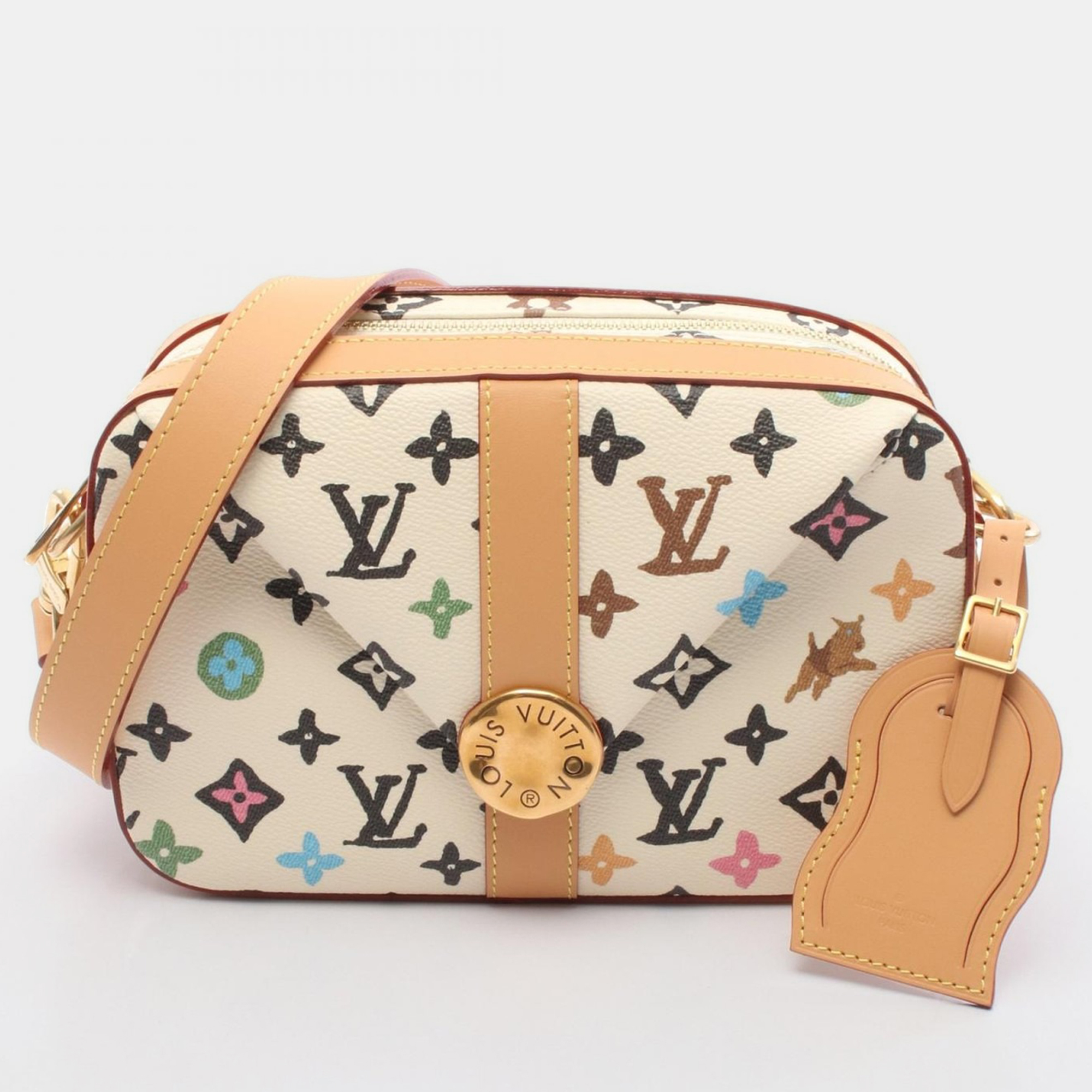 

Louis Vuitton Envelope Messenger Monogram Craggy Beige Shoulder Bag