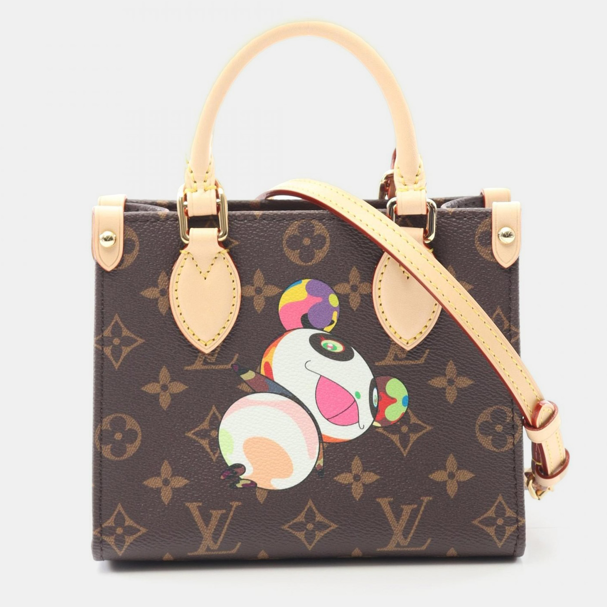 

Louis Vuitton X Takashi Murakami Monogram Canvas OnTheGo BB Shoulder Bag, Multicolor