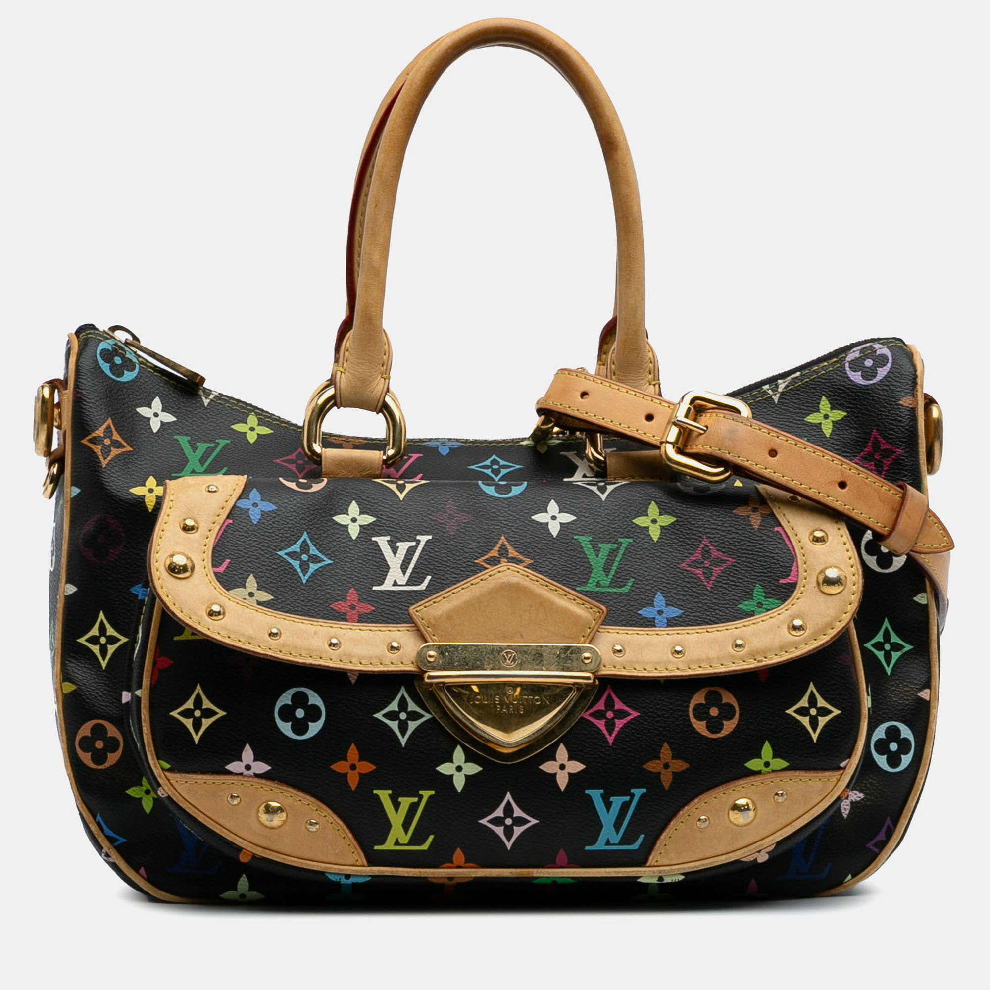 

Louis Vuitton Black Monogram Multicolore Rita