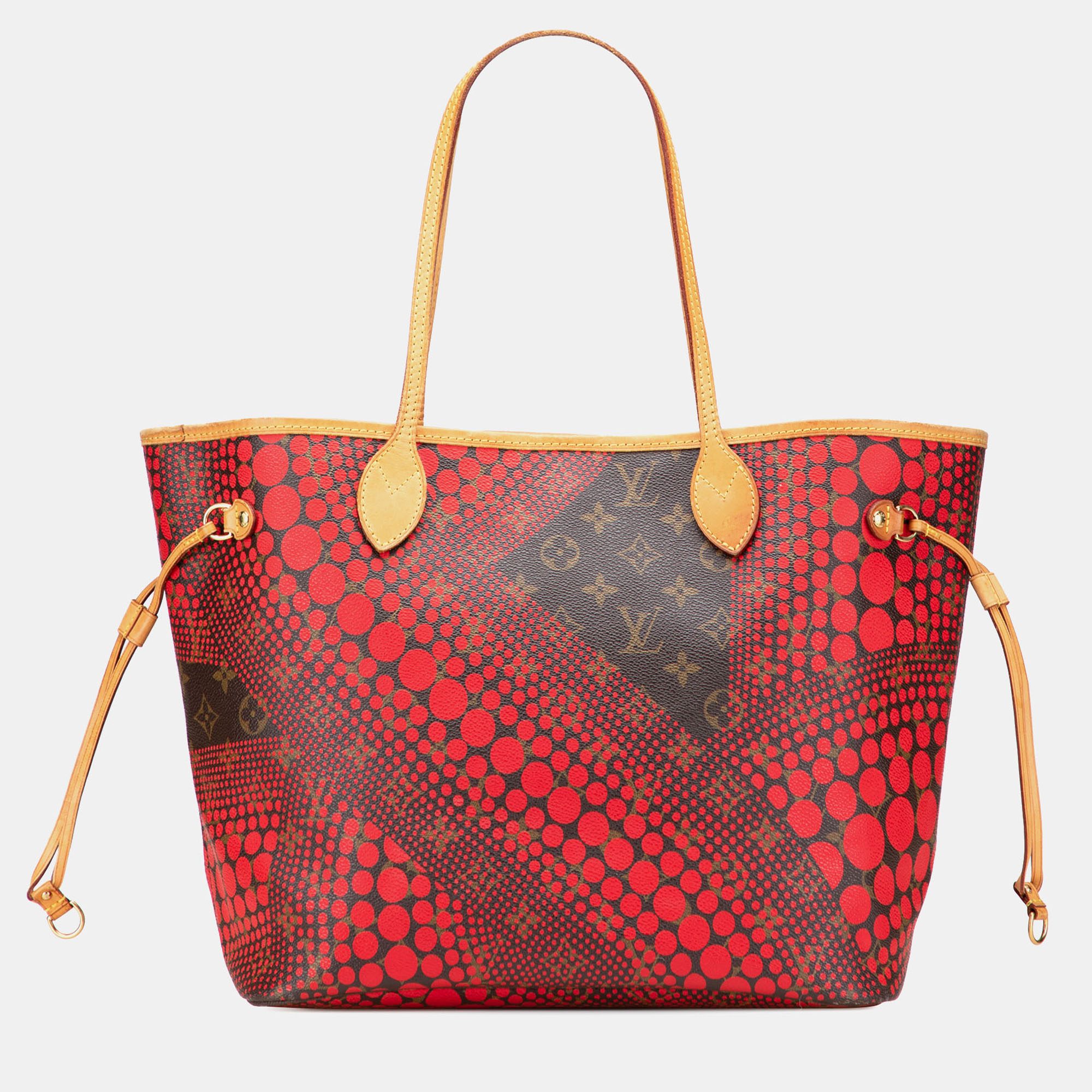 

Louis Vuitton Red Yayoi Kusama Monogram Neverfull MM