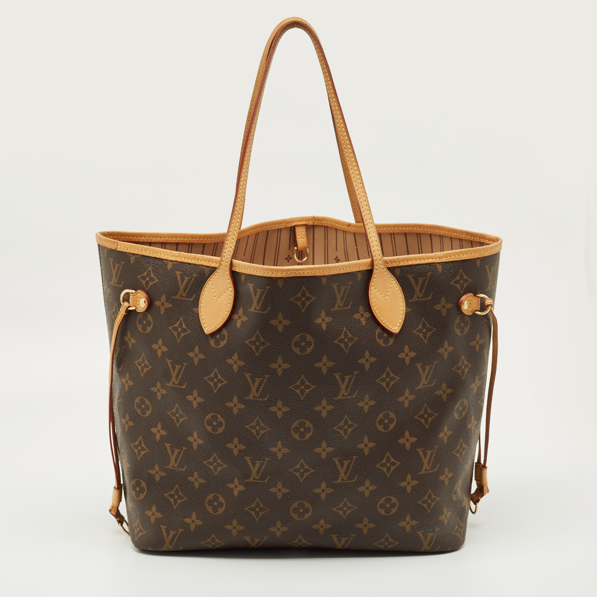 

Louis Vuitton Monogram Canvas Neverfull MM Bag, Brown