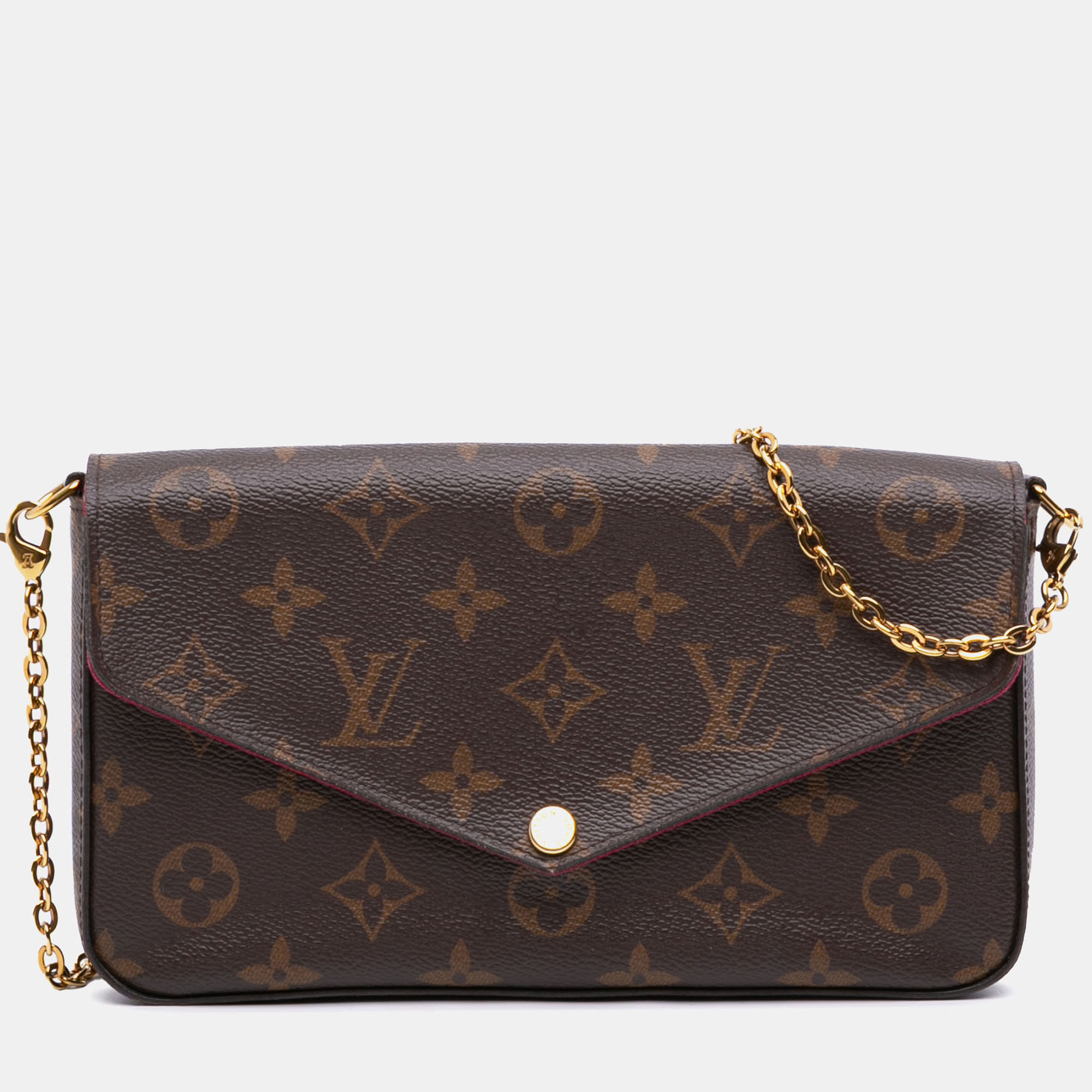 

Louis Vuitton Brown Monogram Pochette Felicie