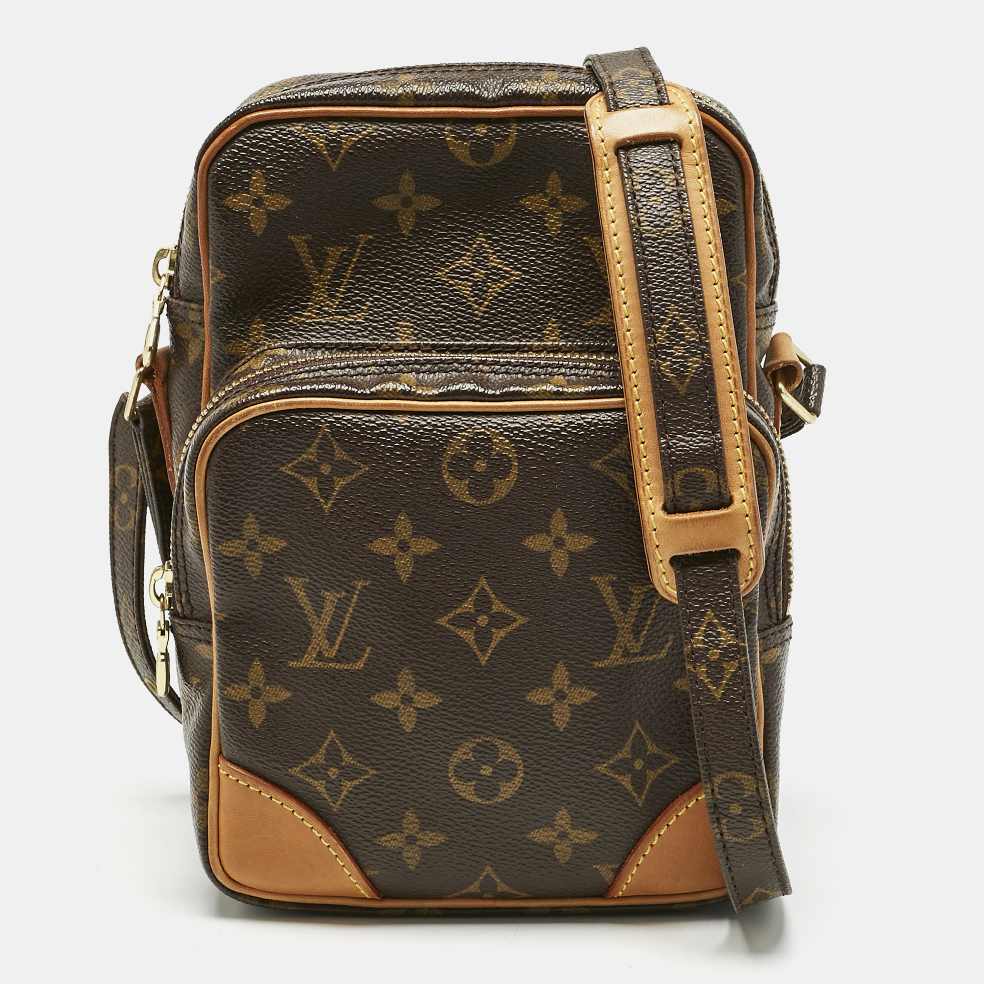 

Louis Vuitton Monogram Canvas and Leather Amazone Bag, Brown