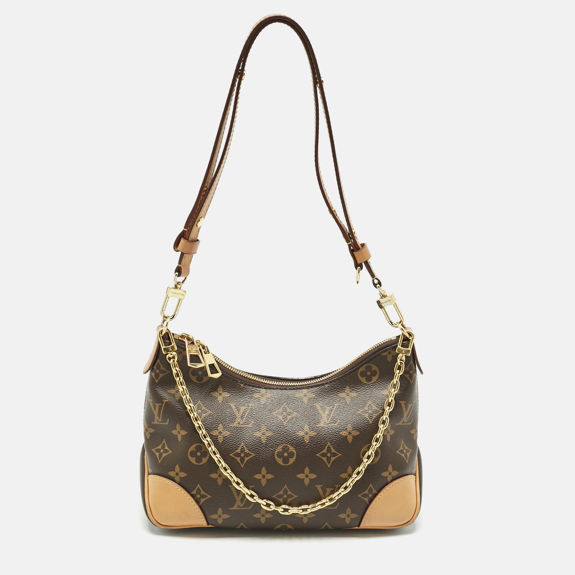 

Louis Vuitton Monogram Canvas Boulogne PM Bag, Brown