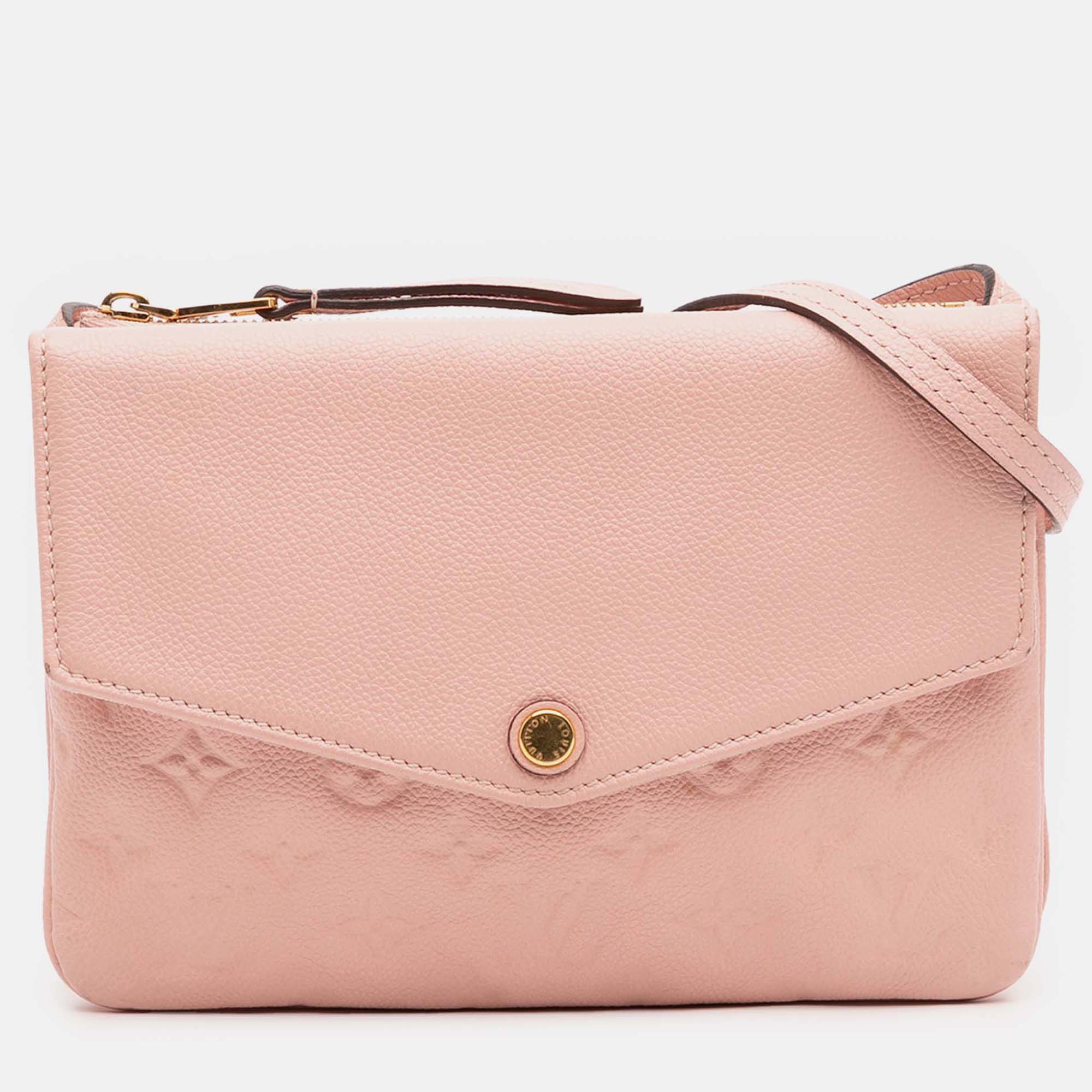 

Louis Vuitton Pink Monogram Empreinte Twice