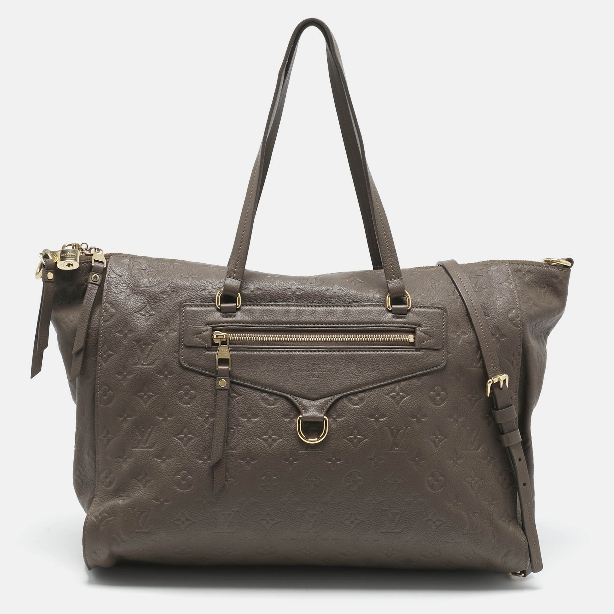 

Louis Vuitton Ombre Monogram Empreinte Leather Lumineuse GM Bag, Brown