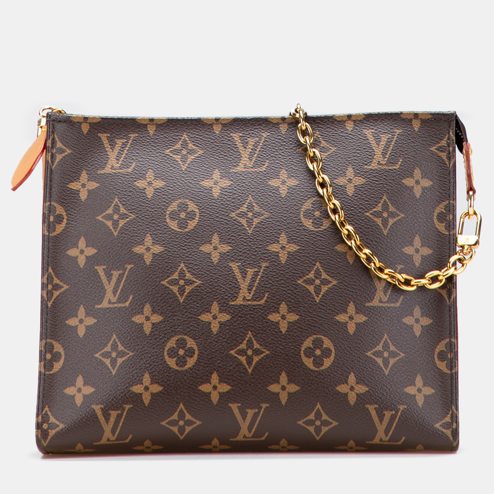 

Louis Vuitton Brown Monogram Toiletry Pouch On Chain