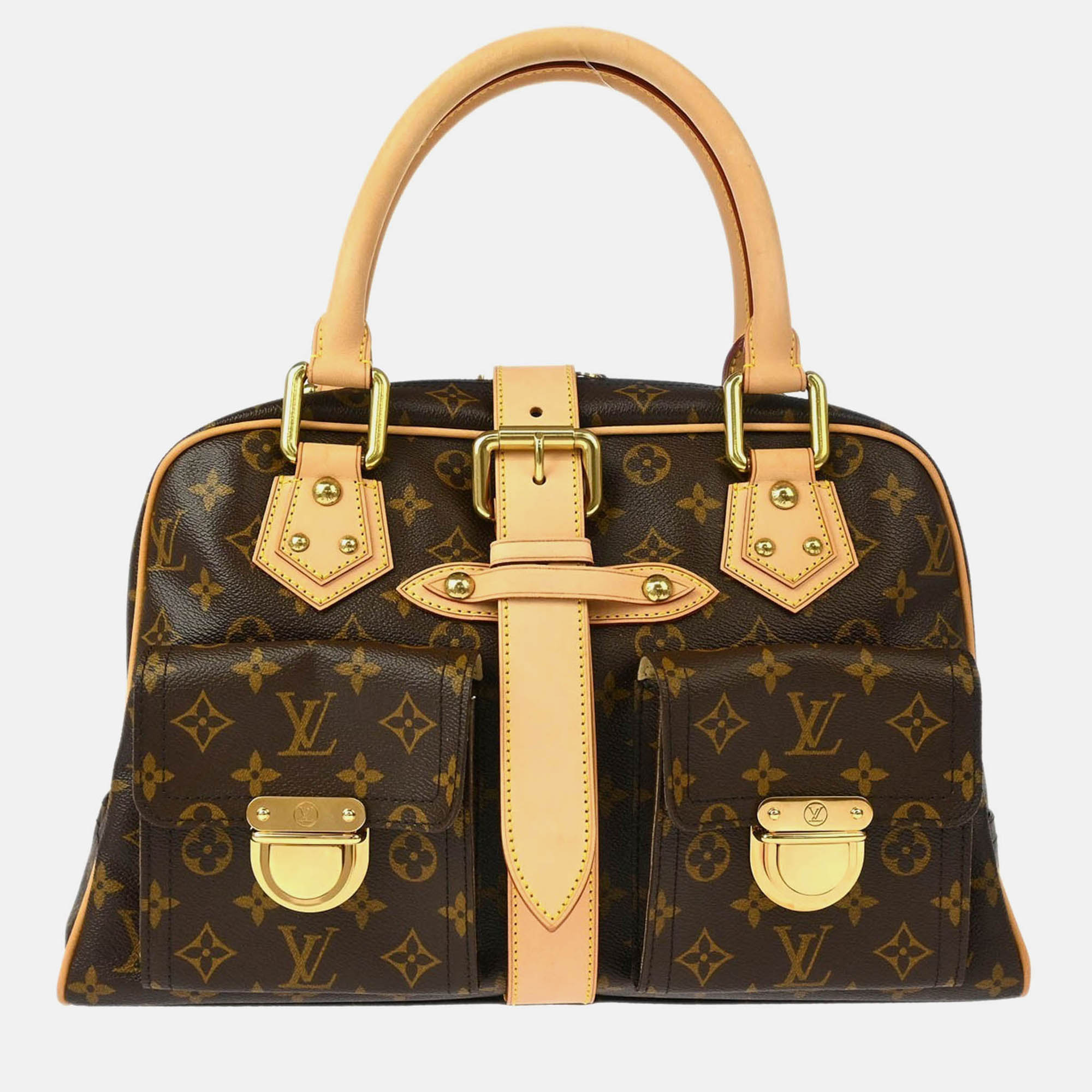 

Louis Vuitton Monogram Manhattan GM Handbag, Brown
