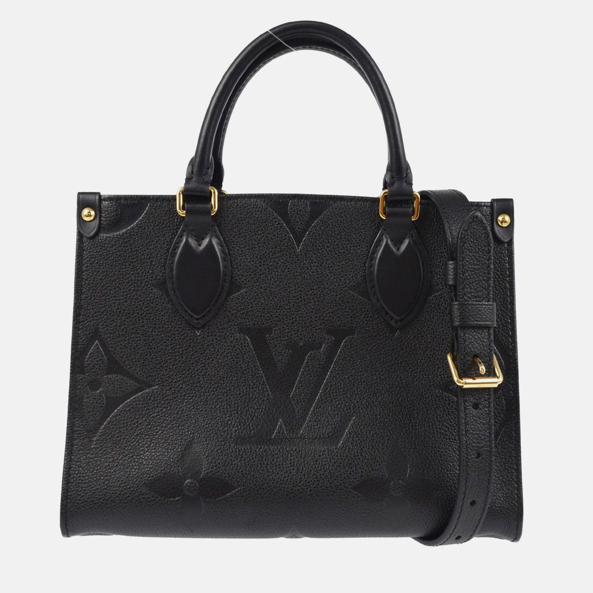 

Louis Vuitton Black Empreinte Onthego PM 2way Tote Bag