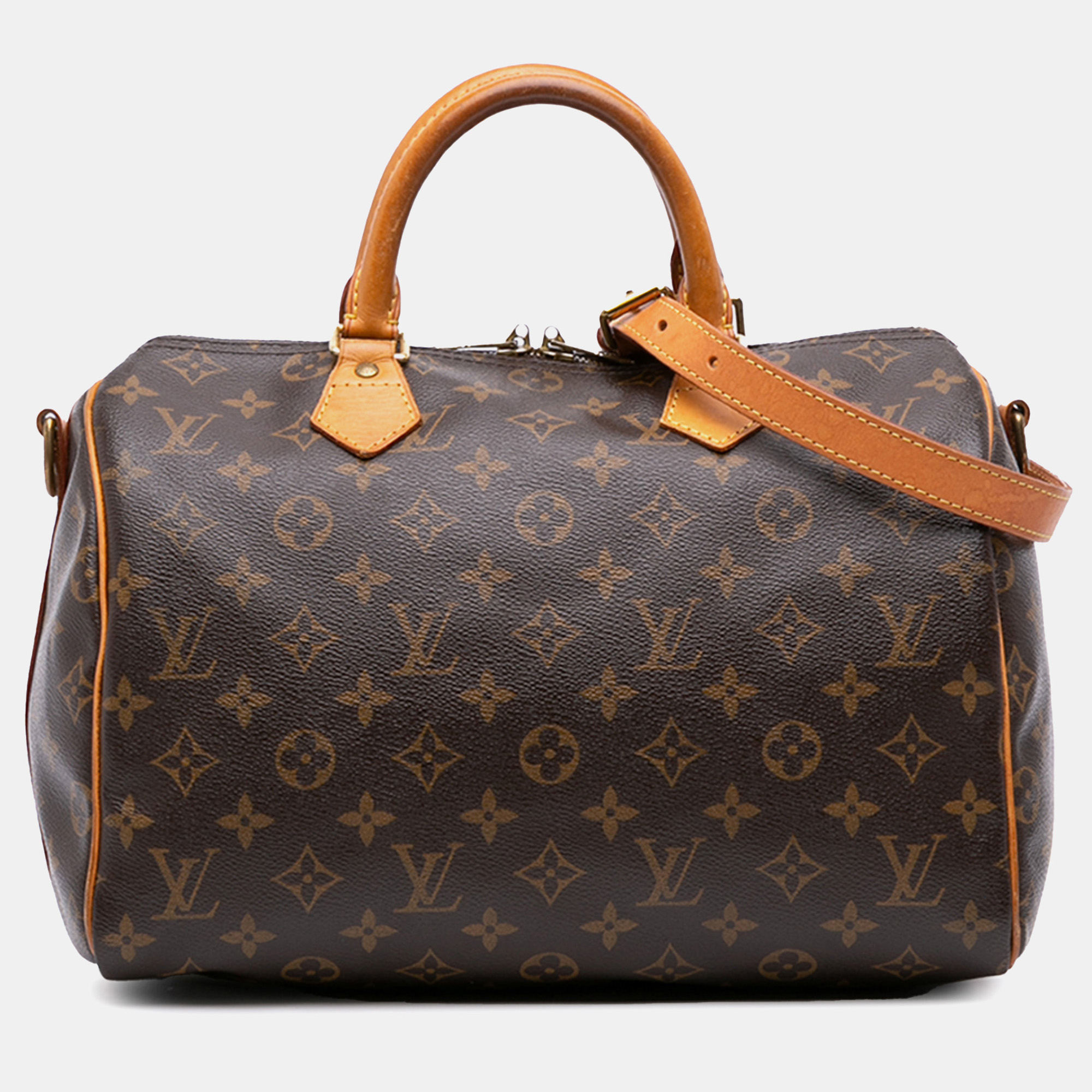 

Louis Vuitton Brown Monogram Speedy Bandouliere 30 Bag