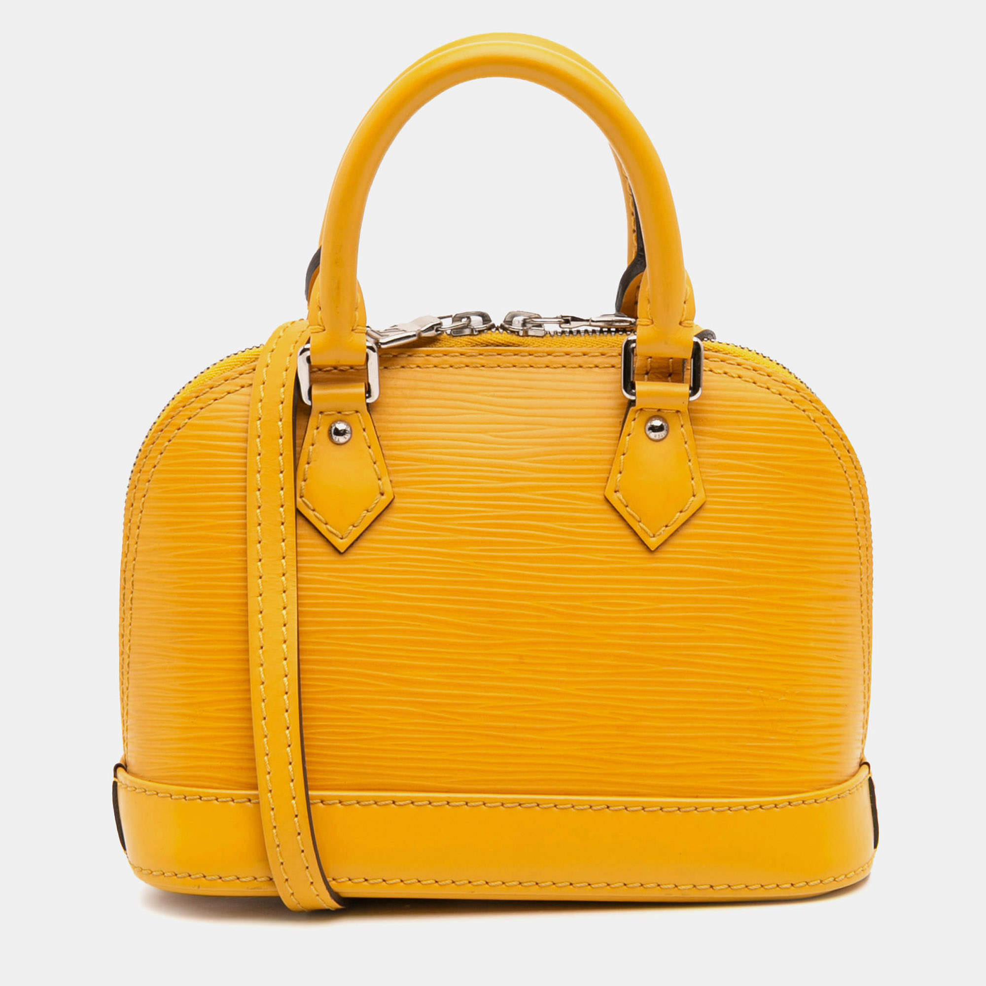 

Louis Vuitton Yellow Epi Nano Alma
