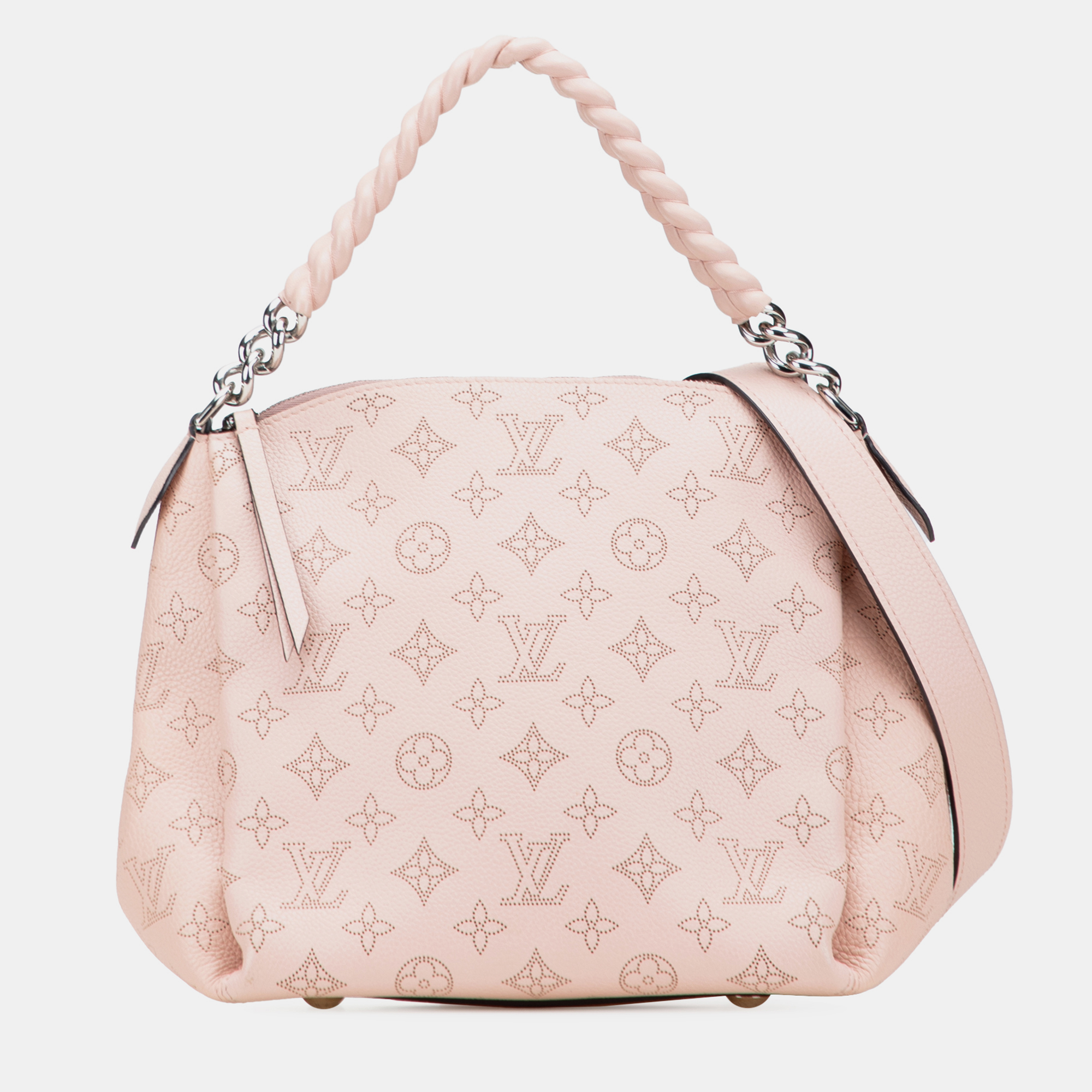Pre-owned Louis Vuitton Pink Monogram Mahina Babylone Chain Bb