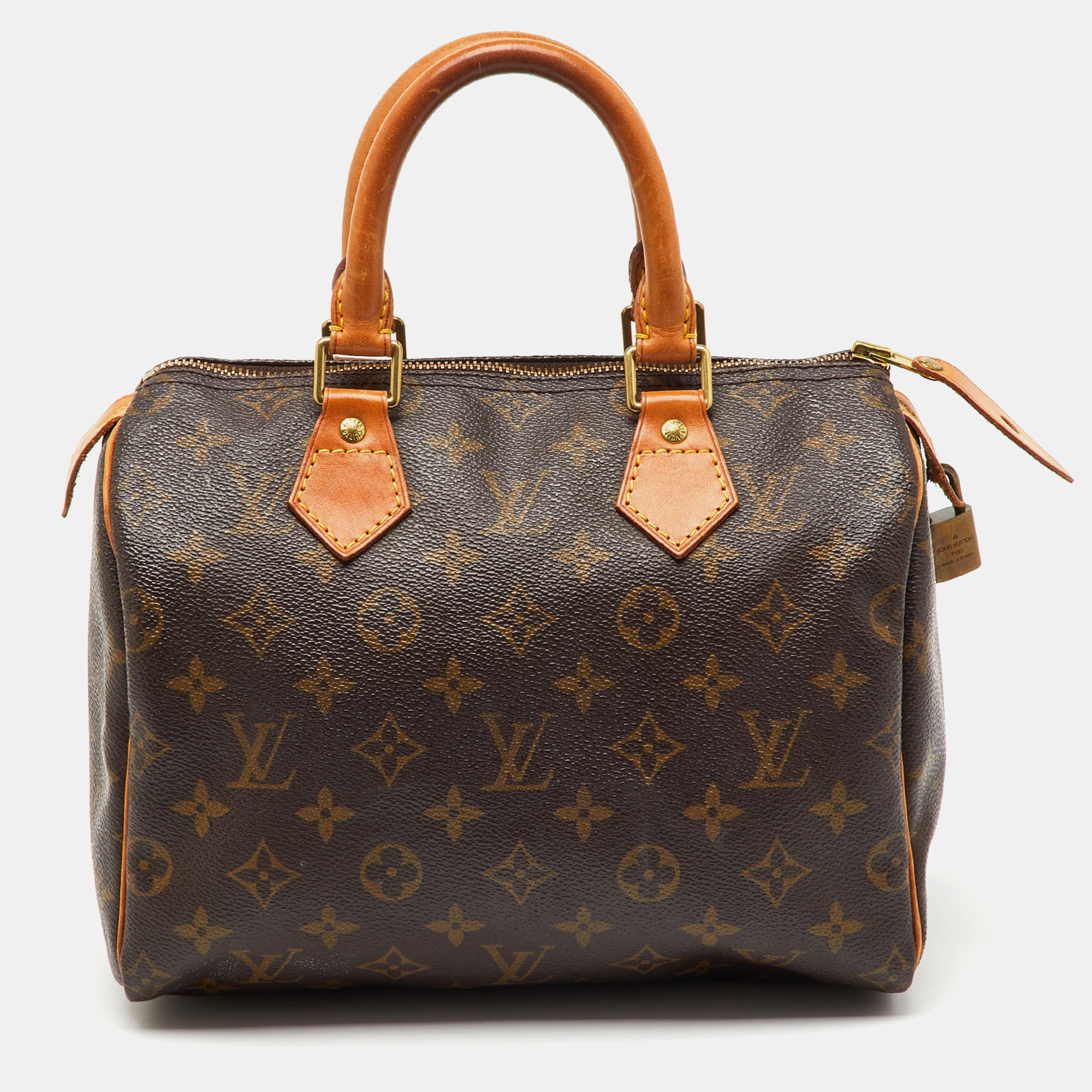 

Louis Vuitton Monogram Canvas Speedy 25 Bag, Brown