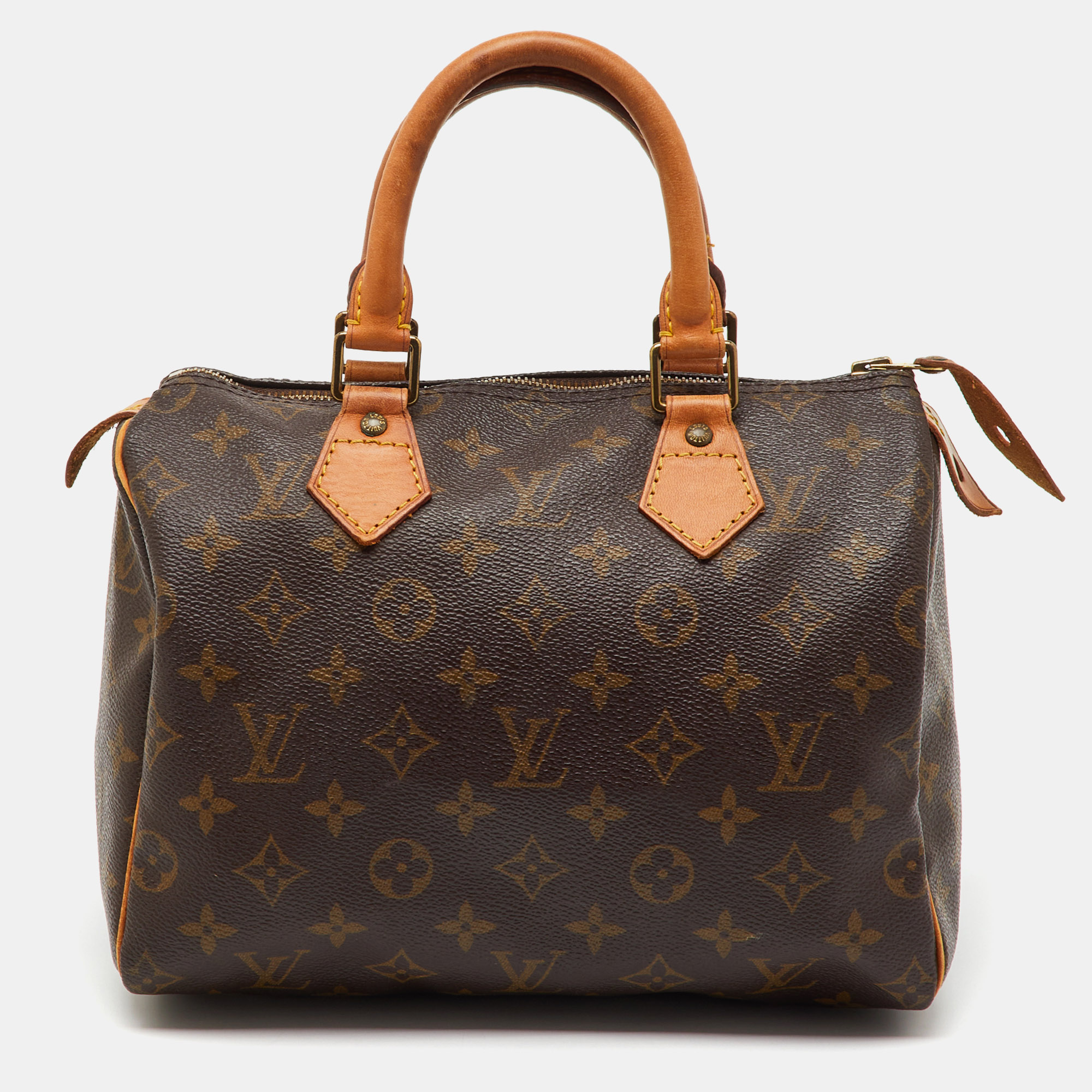 

Louis Vuitton Monogram Canvas Speedy 25 Bag, Brown
