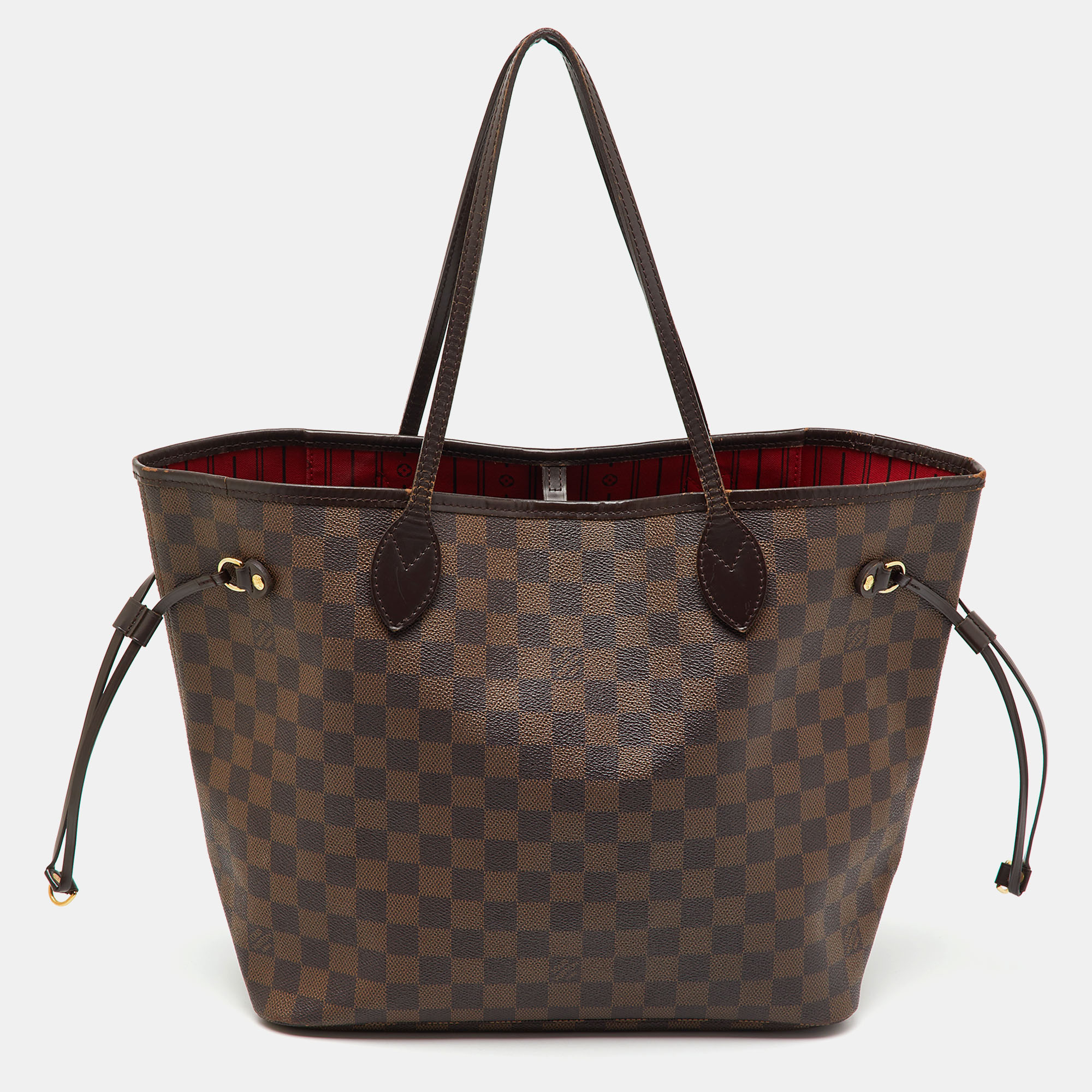 

Louis Vuitton Damier Ebene Canvas Neverfull MM Bag, Brown
