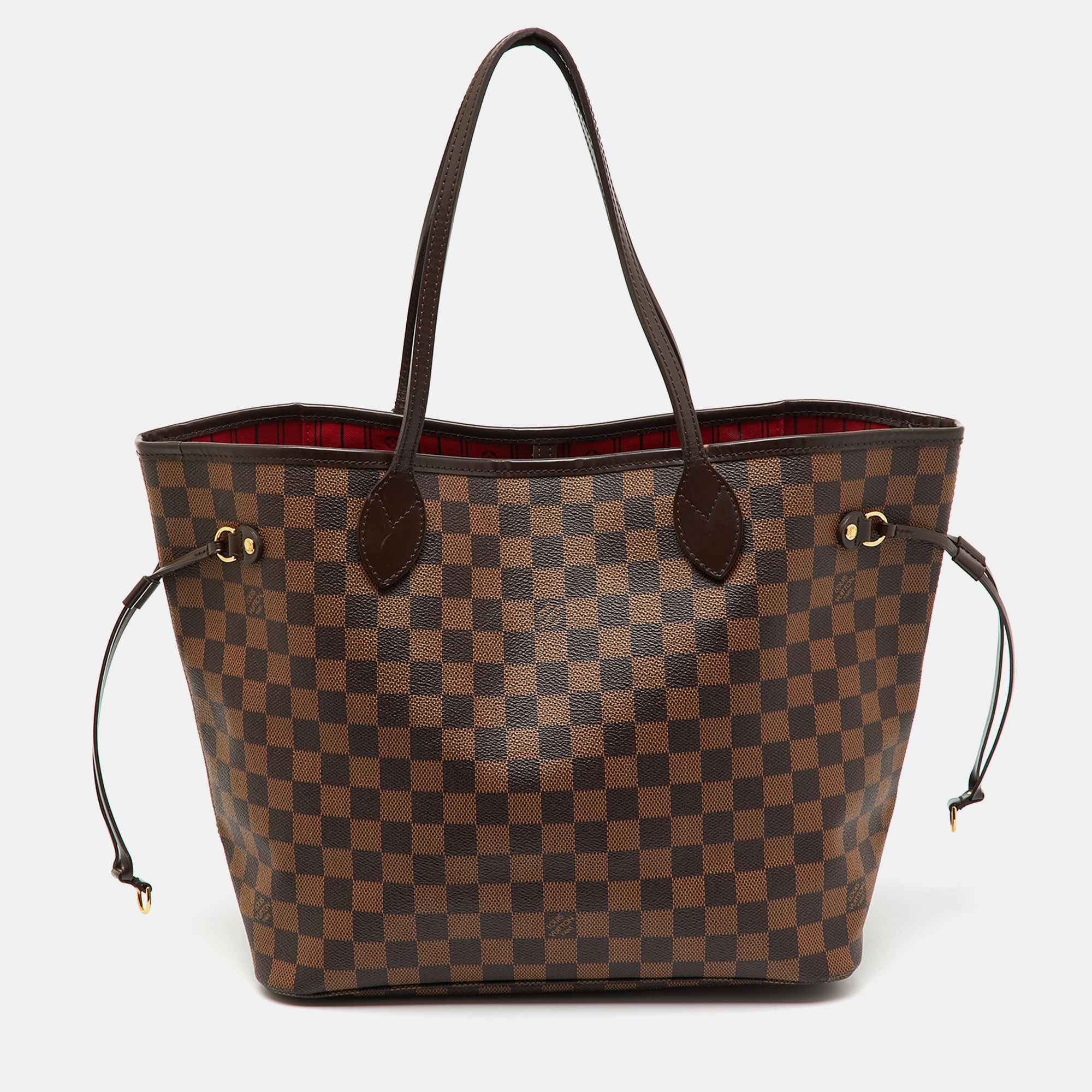 

Louis Vuitton Damier Ebene Canvas Neverfull MM Bag, Brown