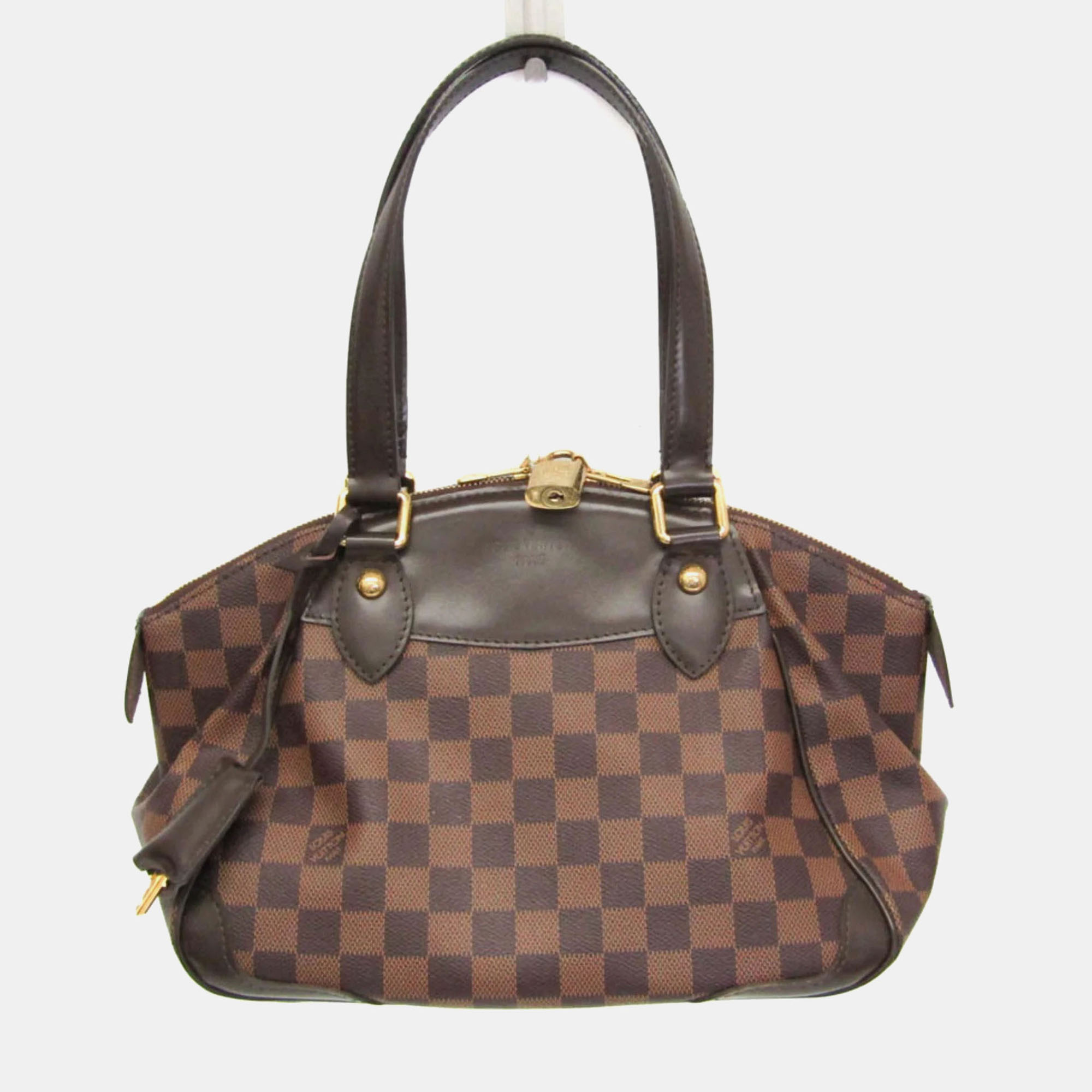 

Louis Vuitton Damier Verona PM Shoulder Bag Ebene, Brown