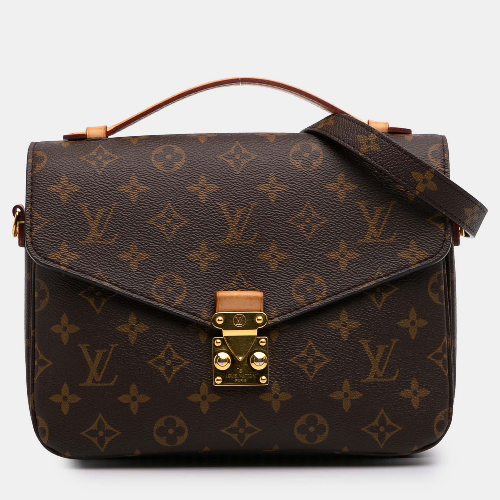 

Louis Vuitton Brown Monogram Pochette Metis