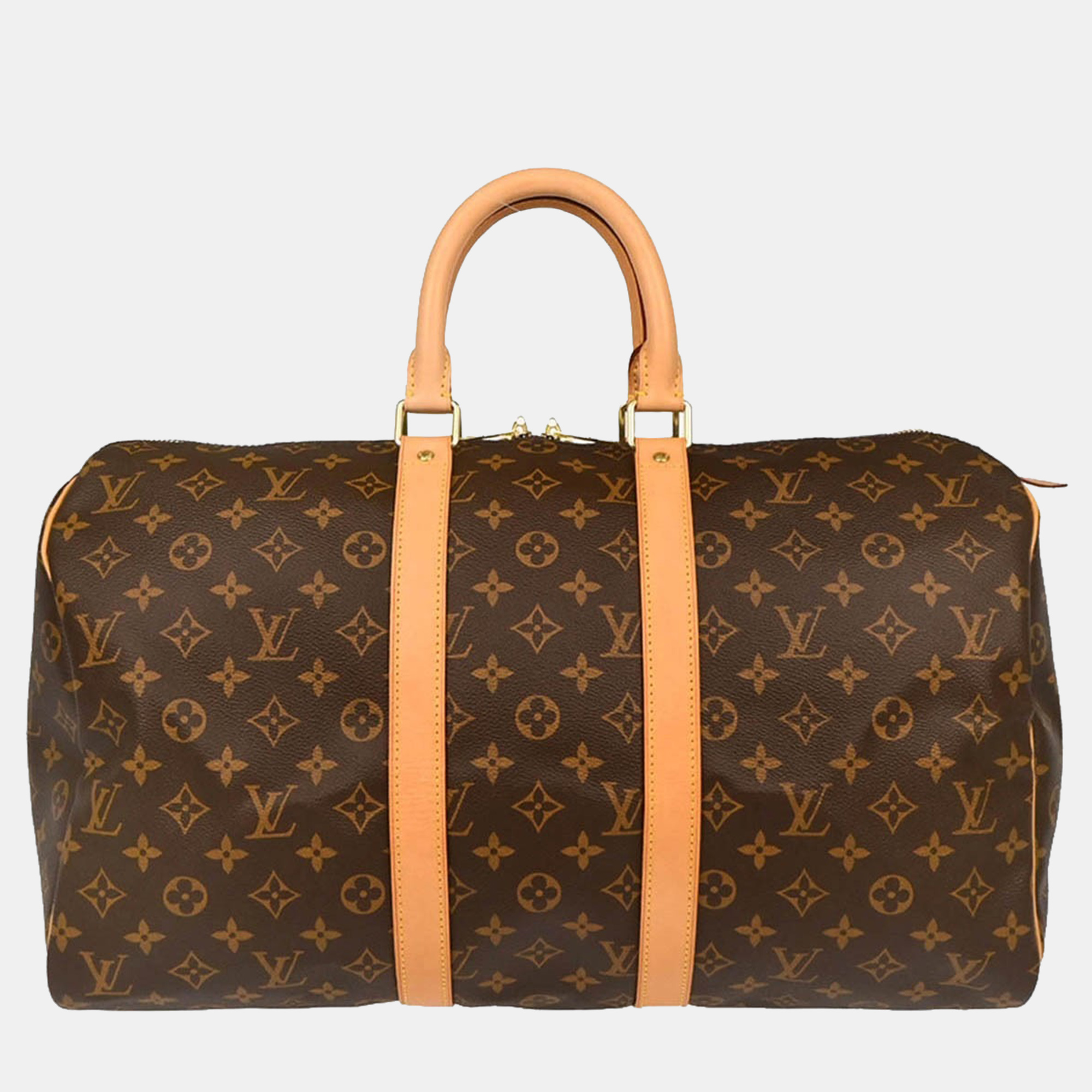 

Louis Vuitton Monogram Keepall 45 Travel Duffle Handbag, Brown