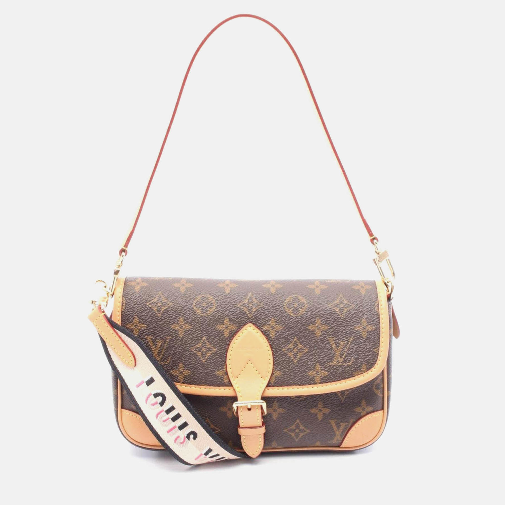 

Louis Vuitton Diane Nm Pm Shoulder Bag Coated Canvas And Leather Monogram Brown