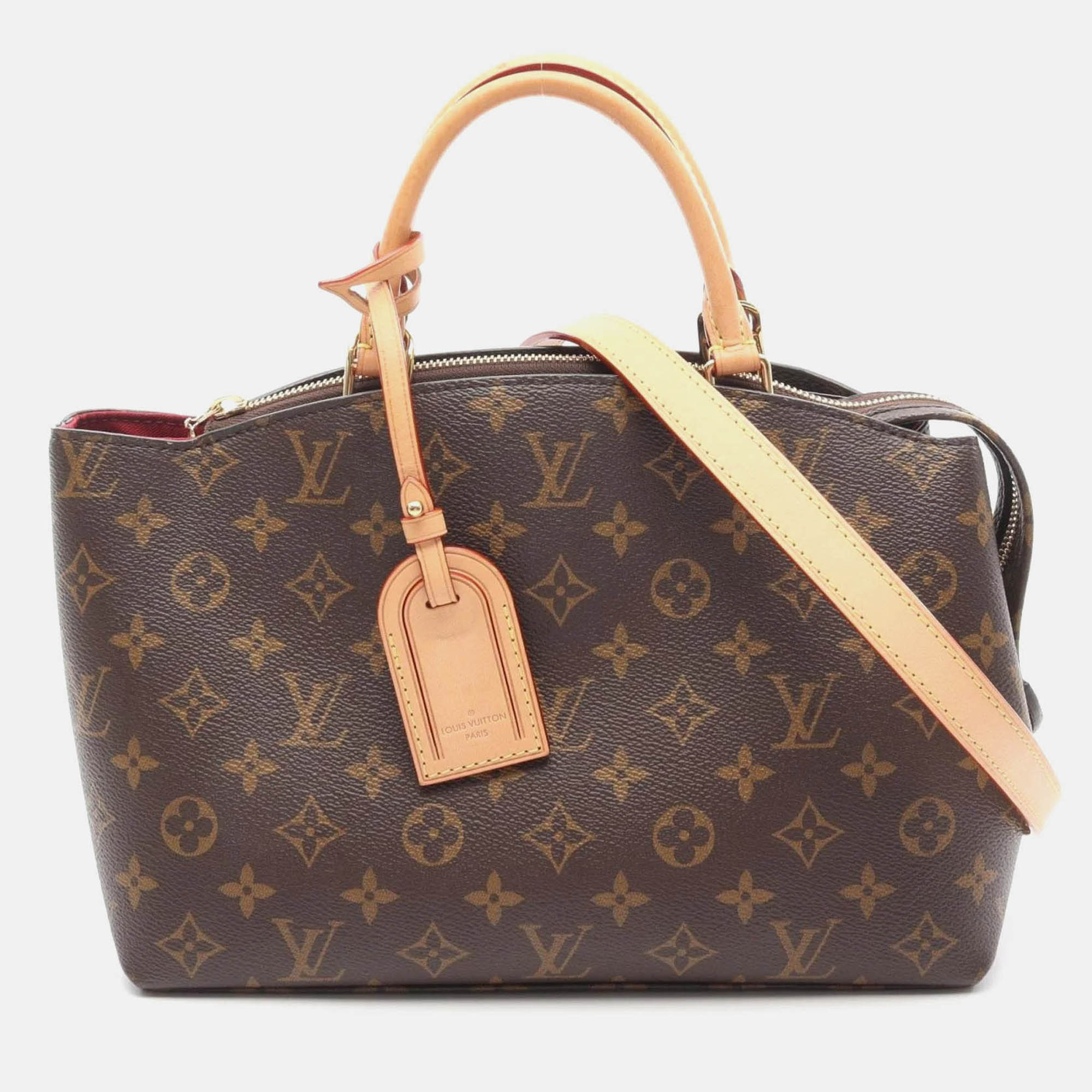 

Louis Vuitton Petit Palais PM Monogram Brown Coated Canvas Leather Handbag