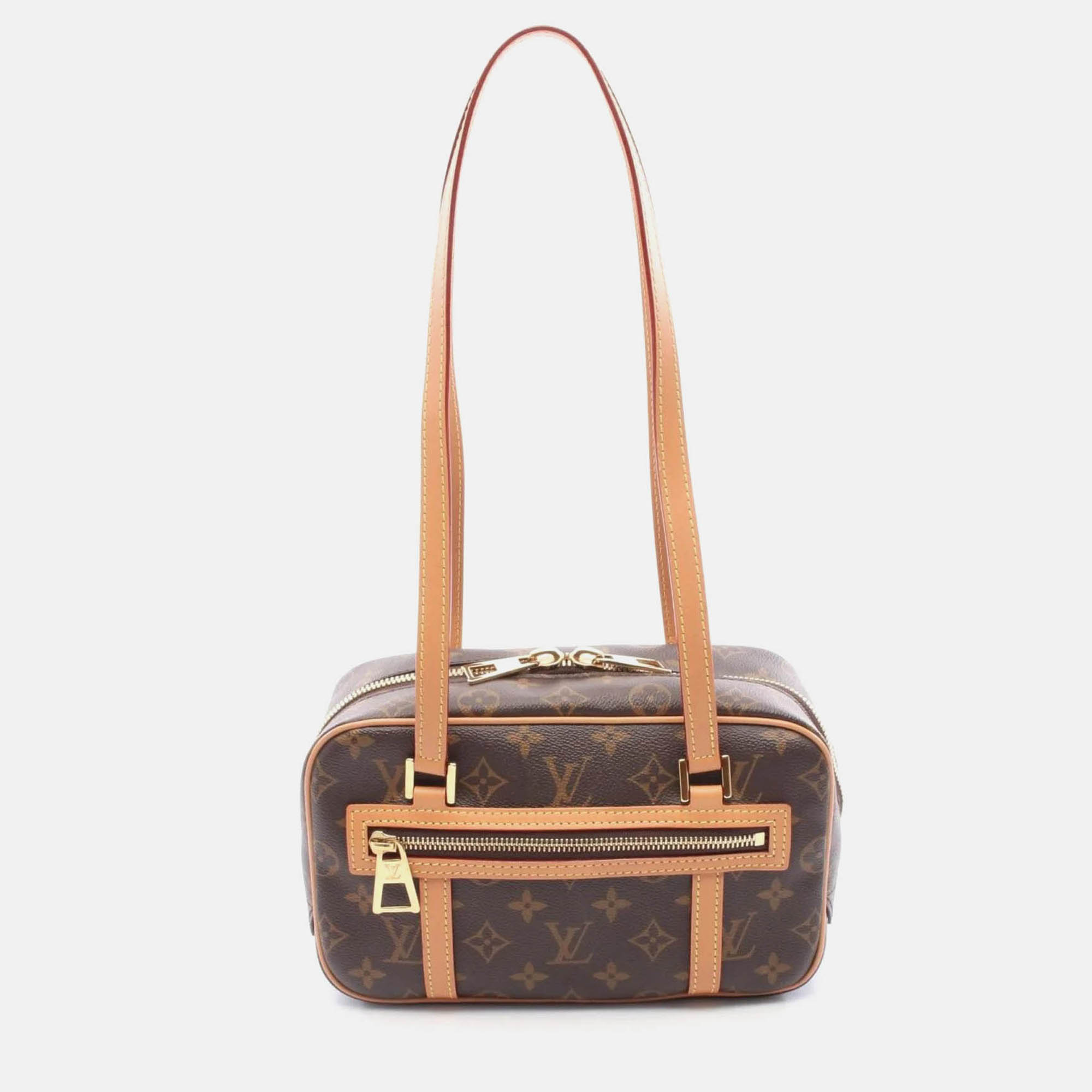 

Louis Vuitton Cite Shoulder Bag Coated Canvas And Leather Monogram Brown