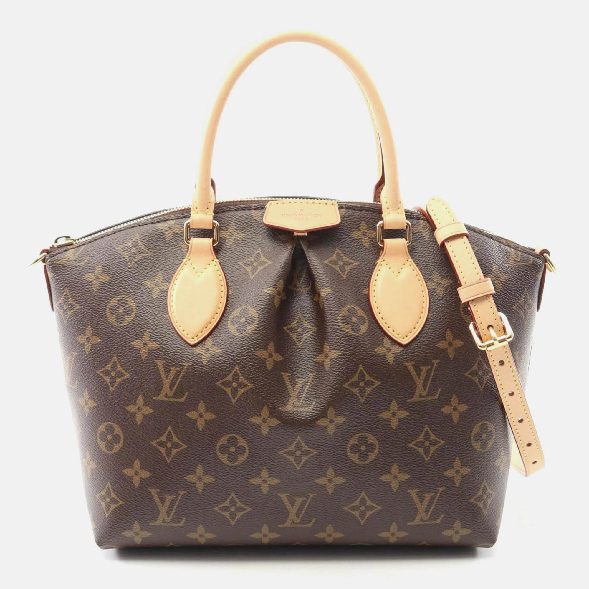 

Louis Vuitton Boetie Nm Pm Monogram Handbag Coated Canvas Leather Brown