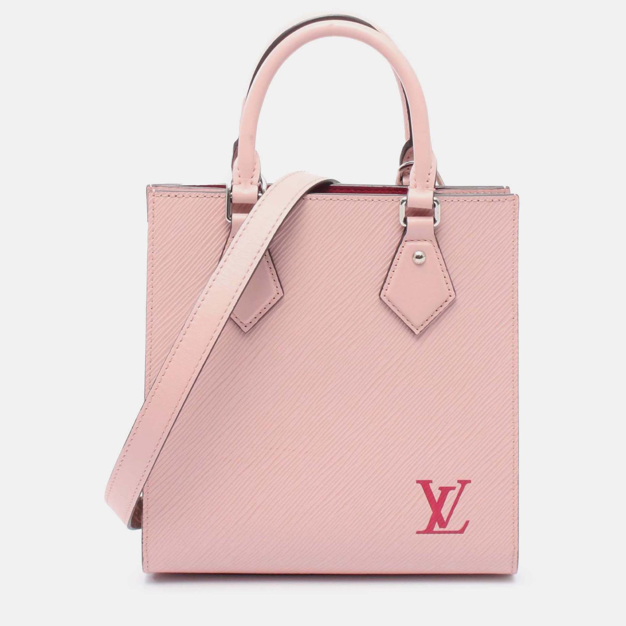 

Louis Vuitton Pink Epi Sac Plat BB