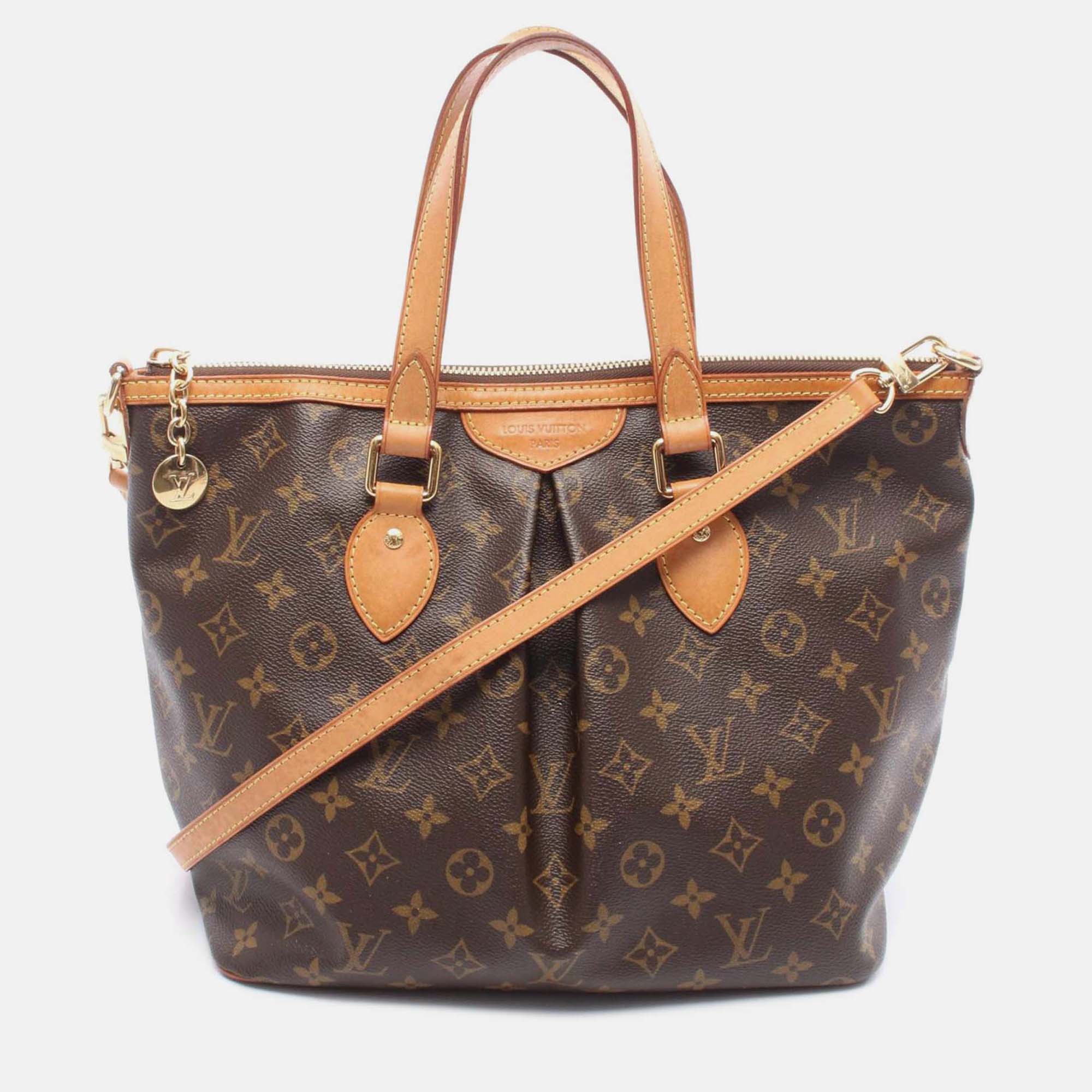 

Louis Vuitton Brown Monogram Palermo PM