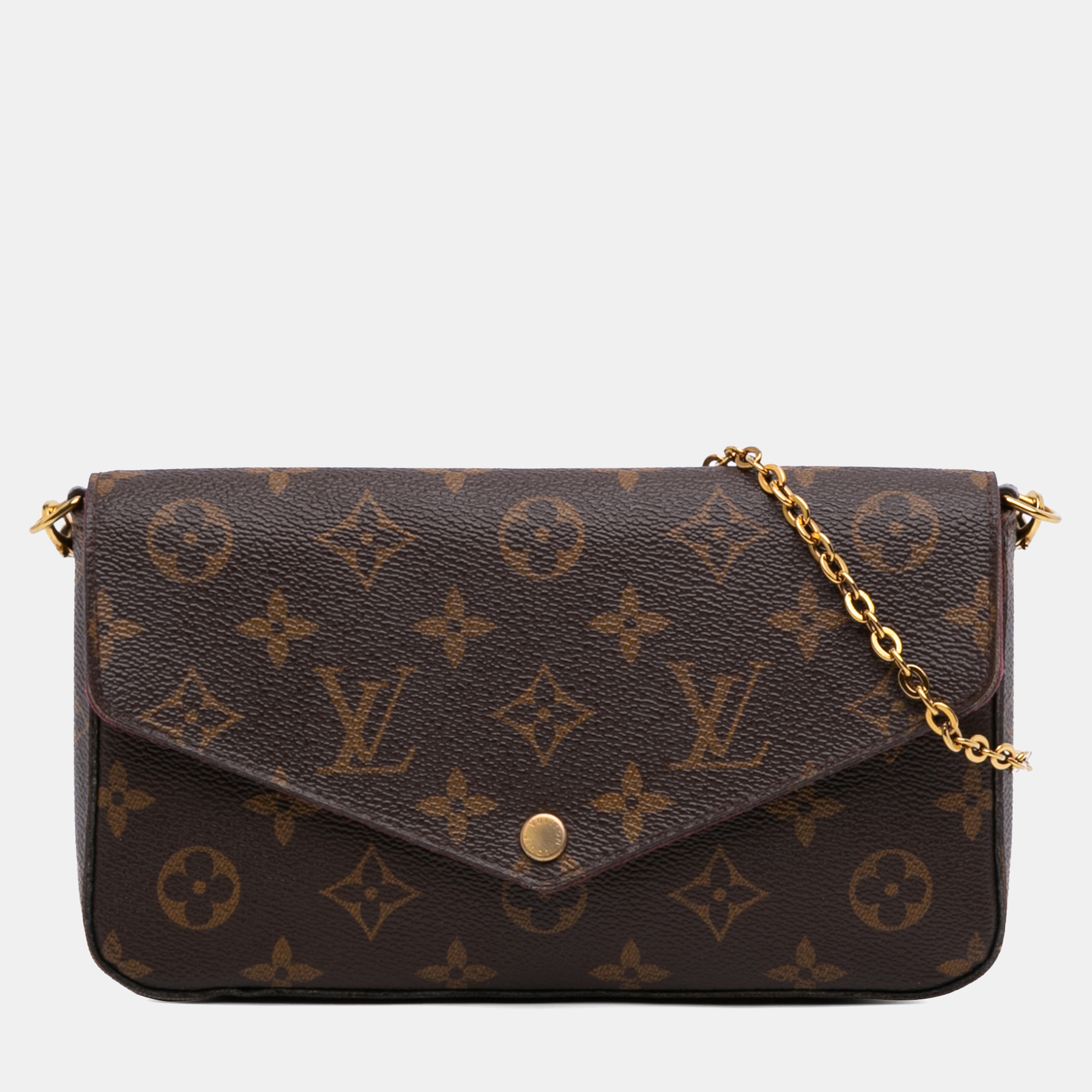 

Louis Vuitton Brown Monogram Pochette Felicie