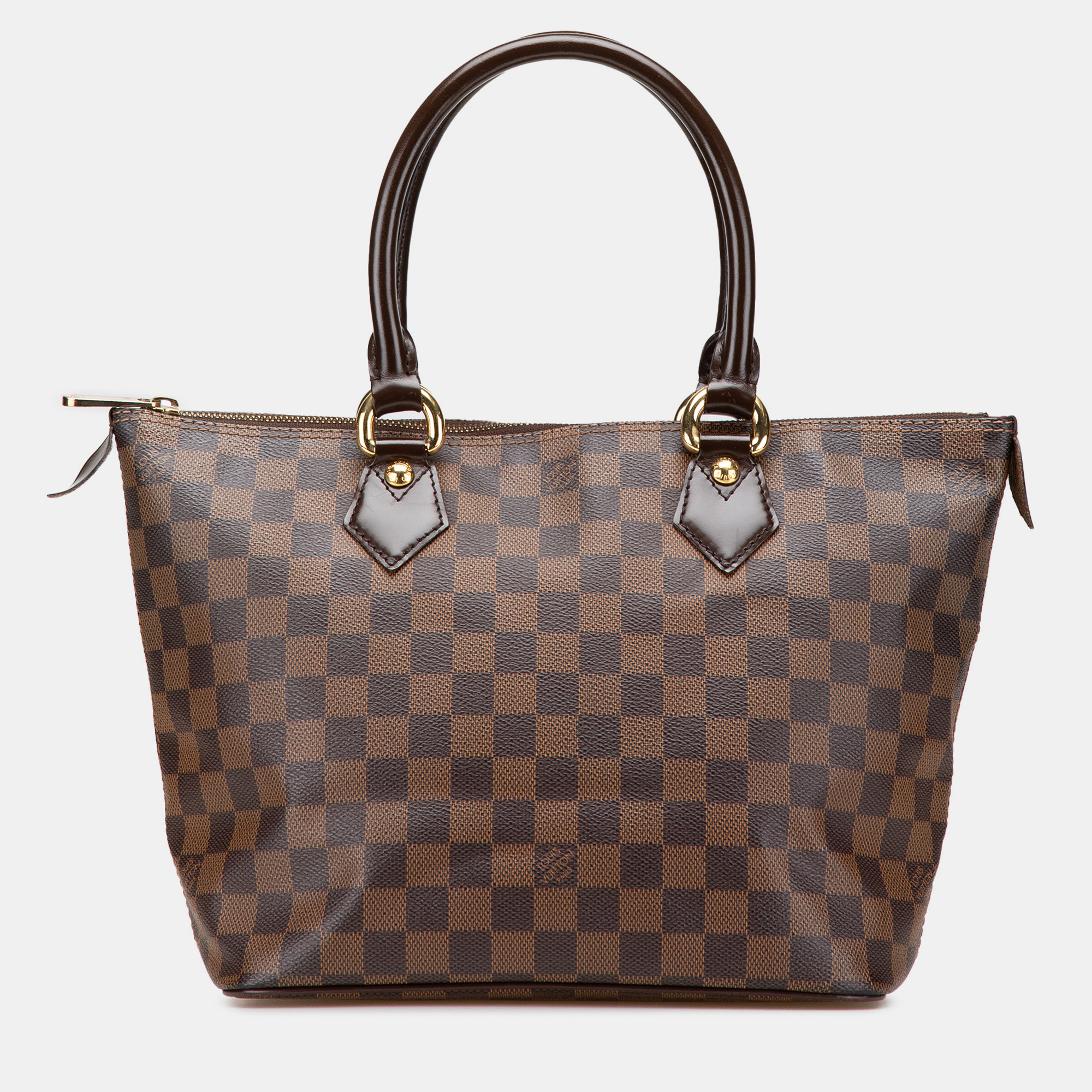 

Louis Vuitton Brown Damier Ebene Saleya PM