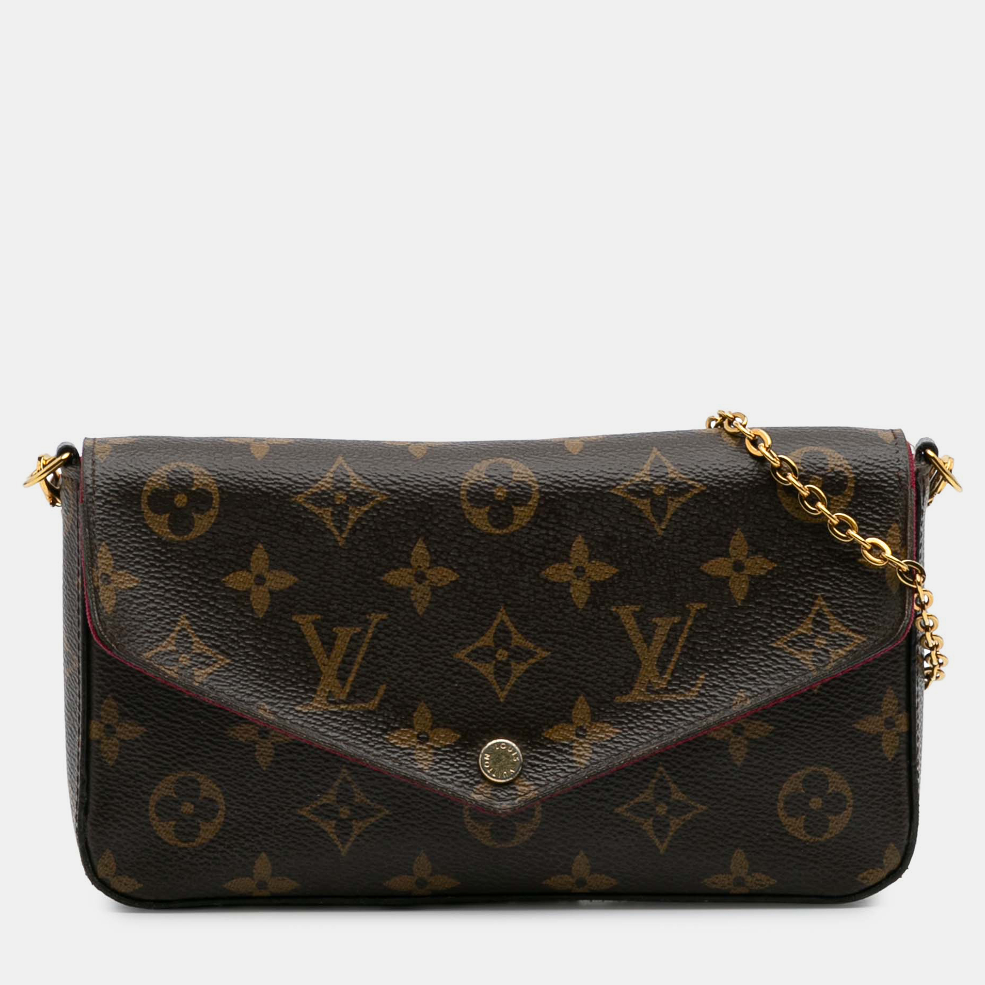 

Louis Vuitton Brown Monogram Pochette Felicie