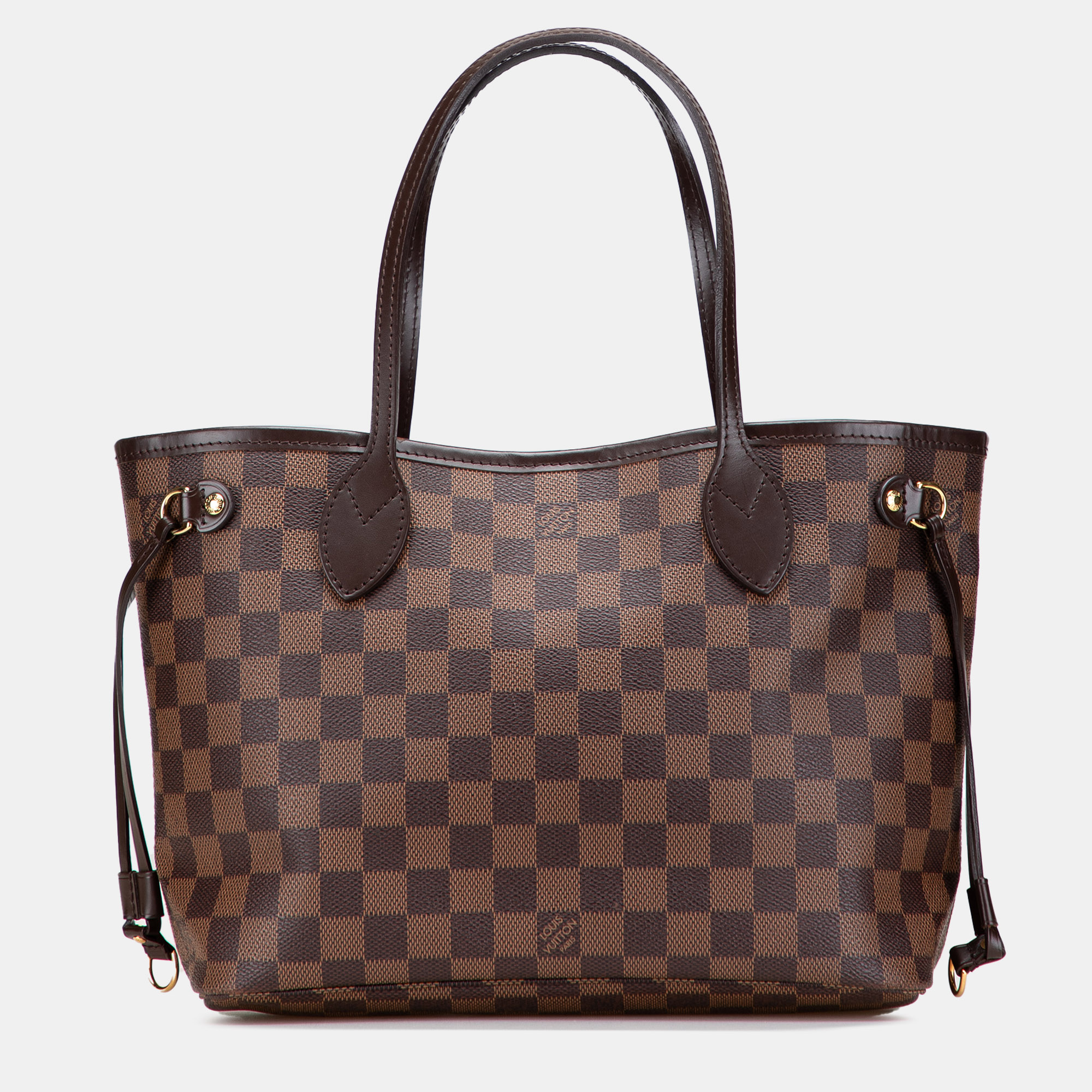 

Louis Vuitton Brown Damier Ebene Neverfull PM