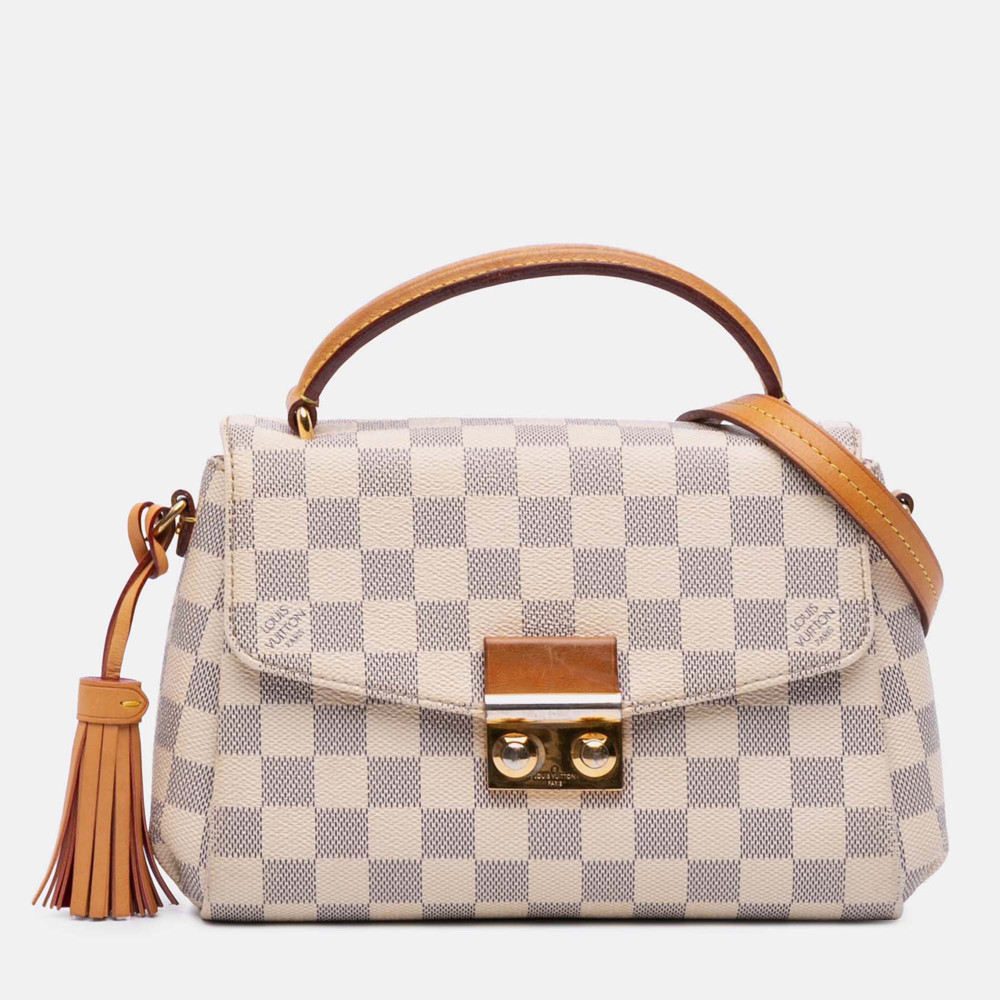 

Louis Vuitton White Damier Azur Croisette