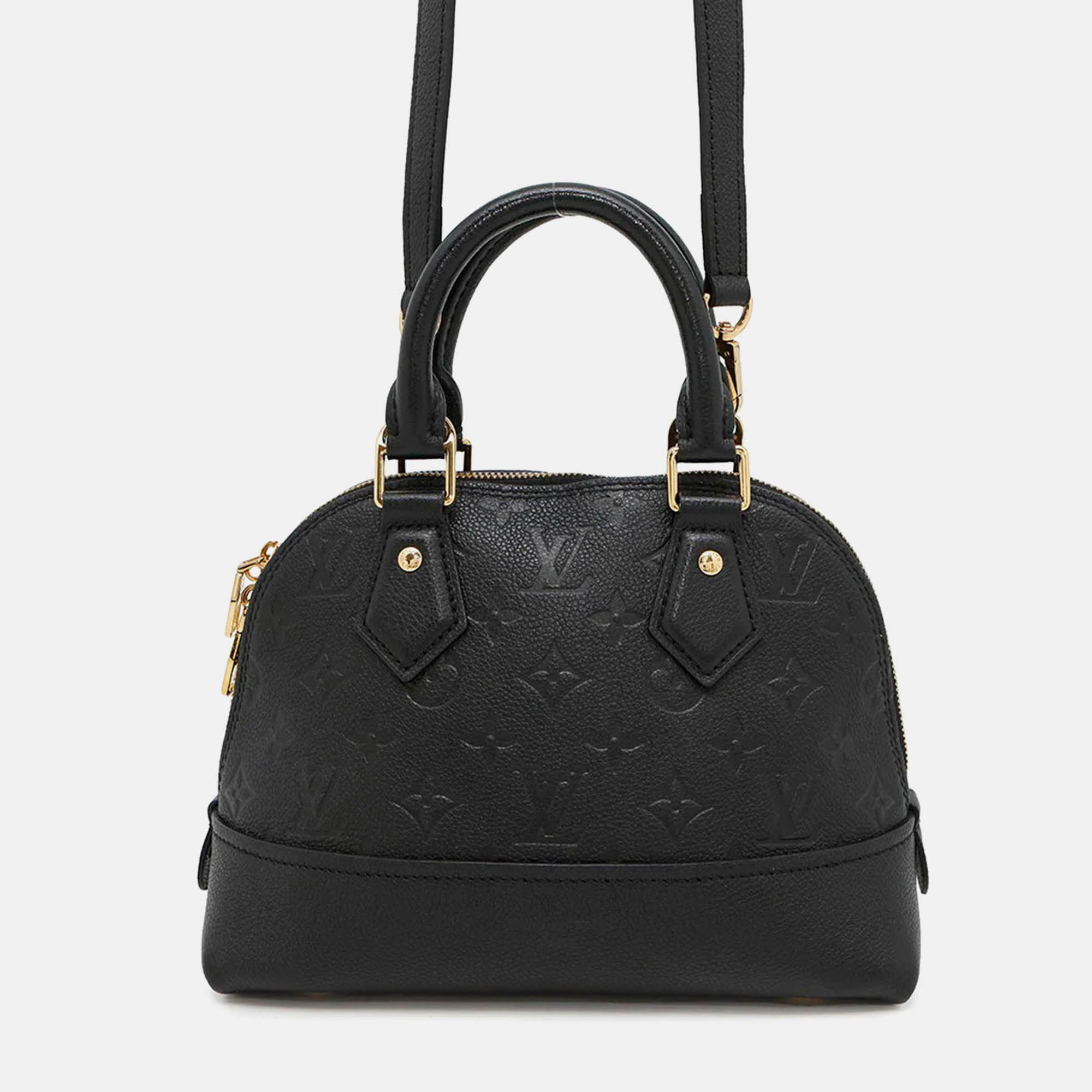 

Louis Vuitton Neo Alma Noir Monogram Empreinte Leather Size Bb, Black