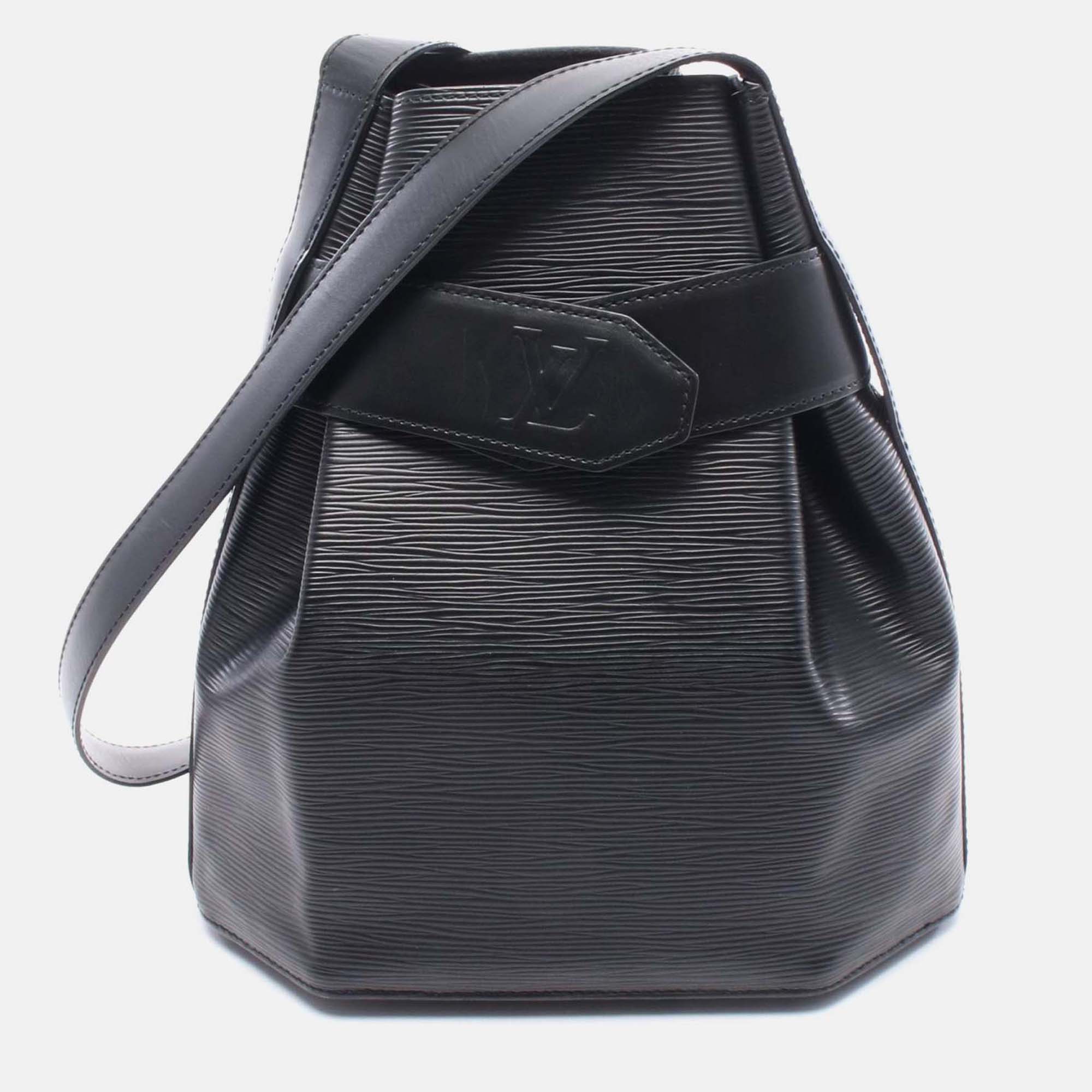 Pre-owned Louis Vuitton Sac De Paul Pm Shoulder Bag M80157 Epi Leather Black Used Women Lv