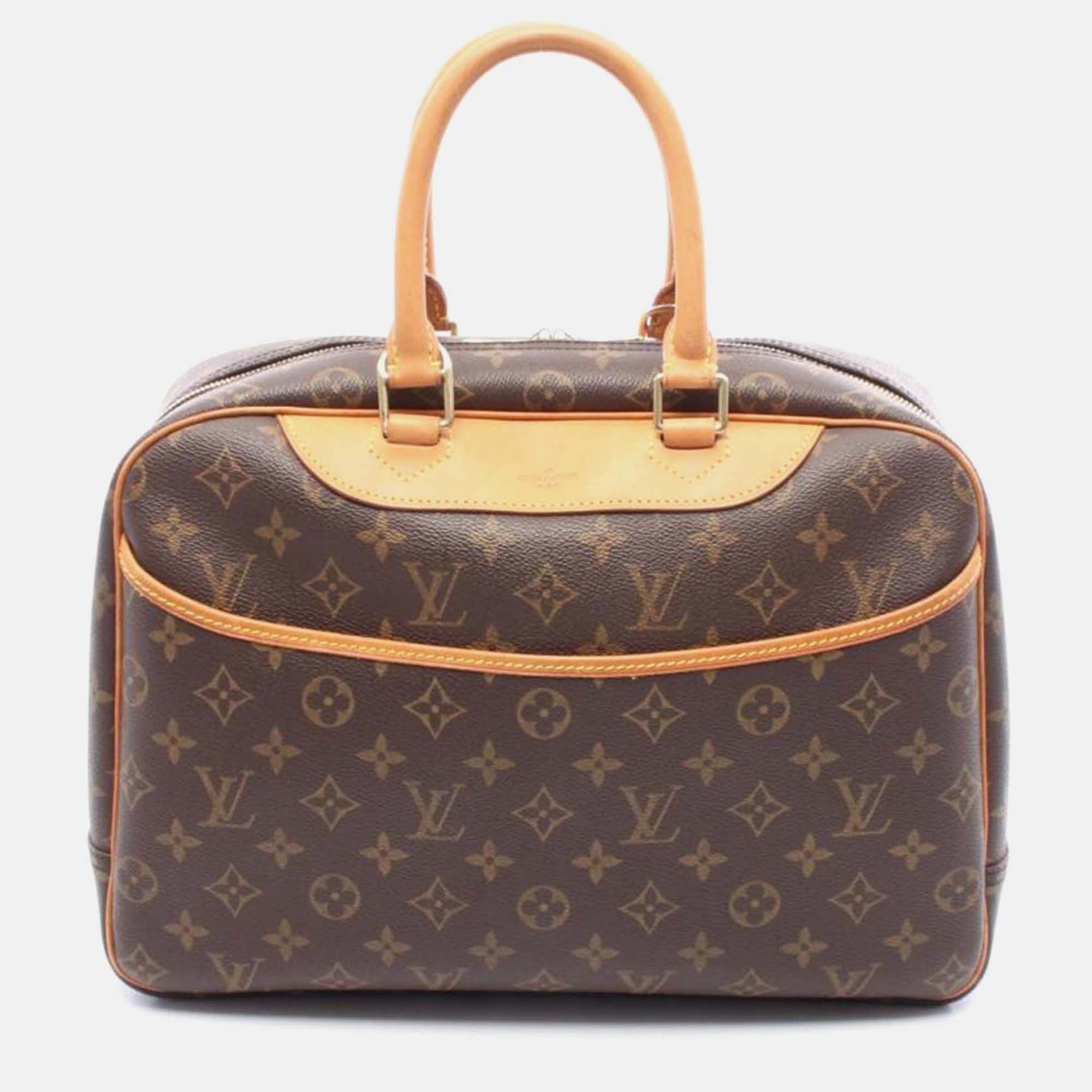 

Louis Vuitton Deauville Bowling Vanity Monogram, Brown