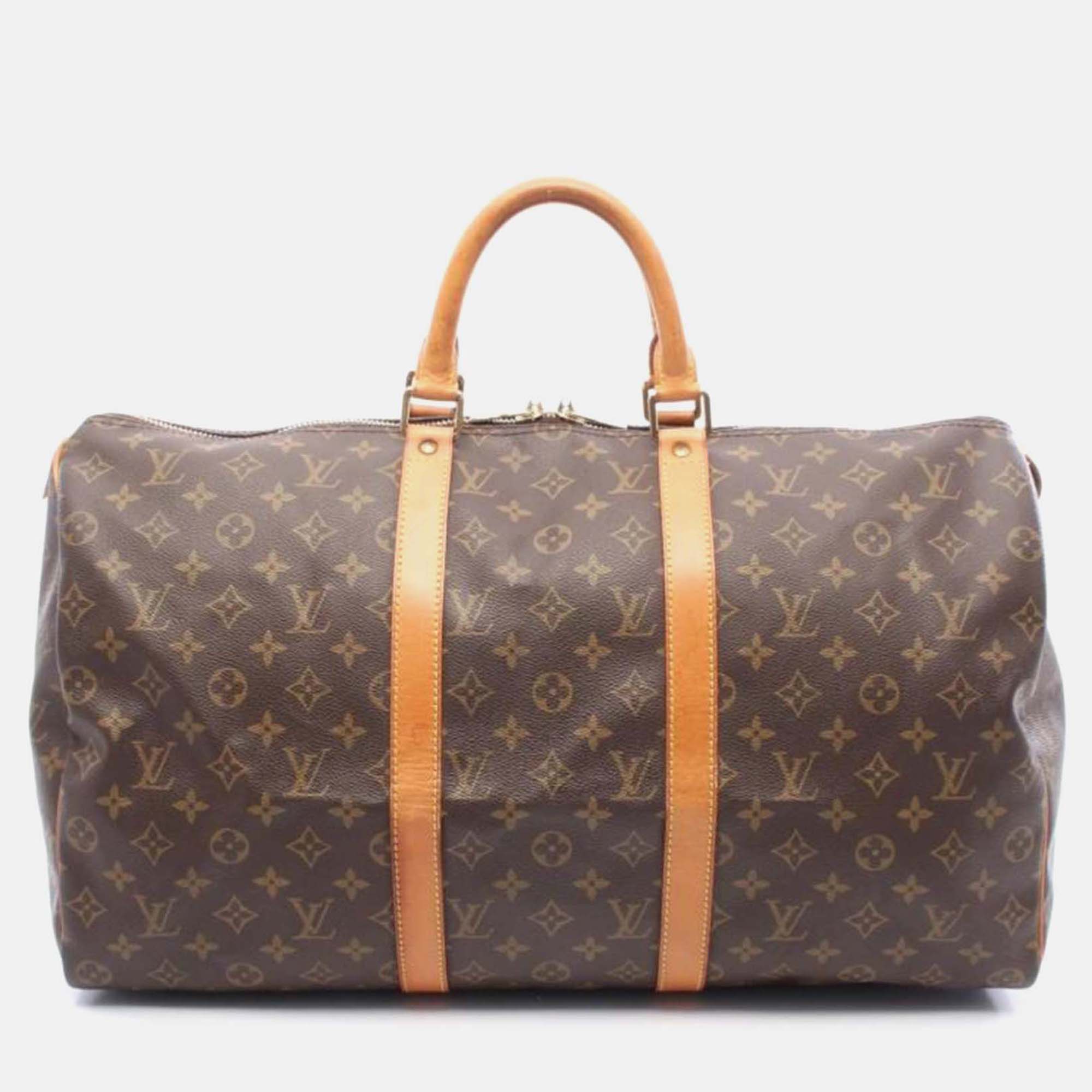

Louis Vuitton Keepall50 Monogram, Brown