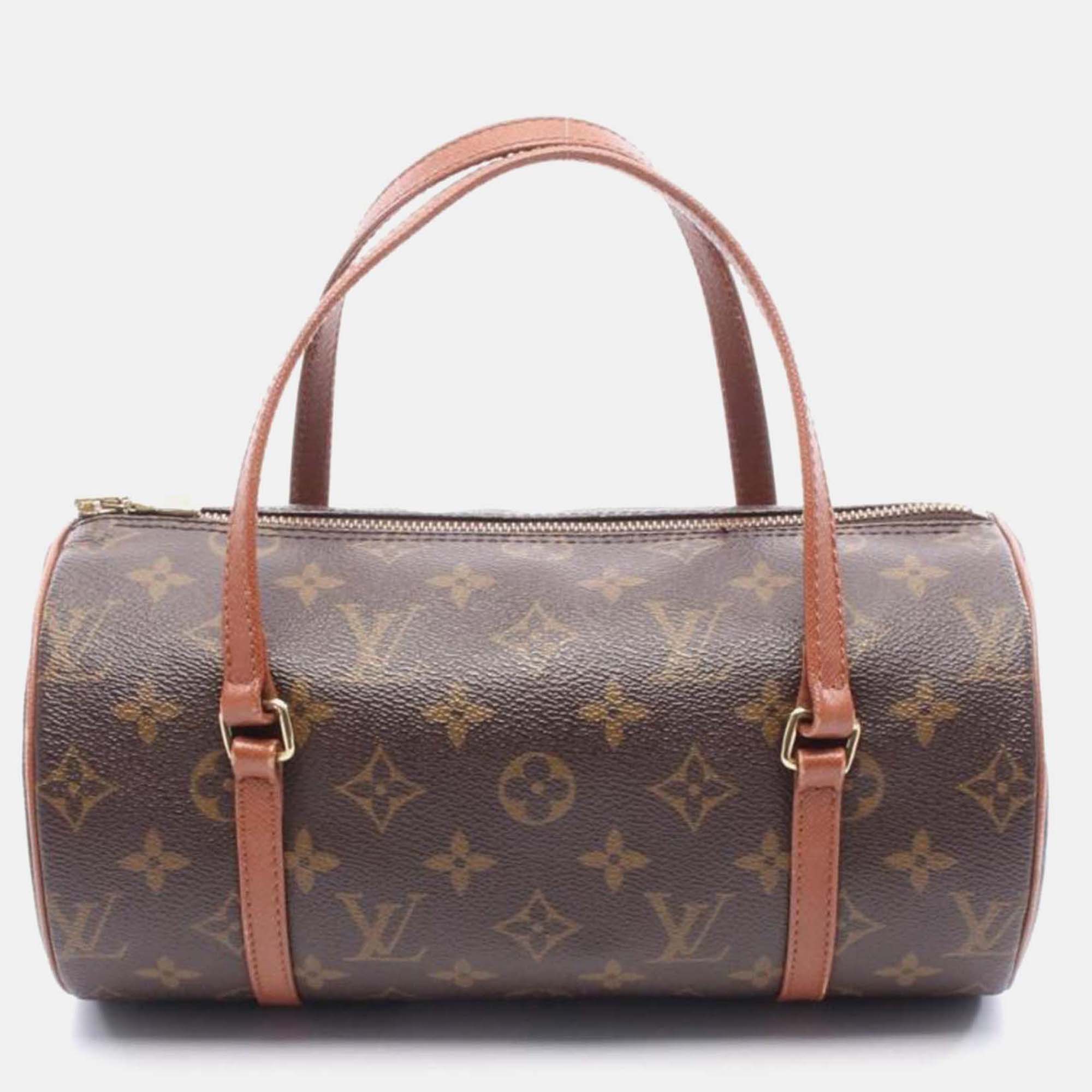 Pre-owned Louis Vuitton Papillon 26 Monogram Old Model In Brown