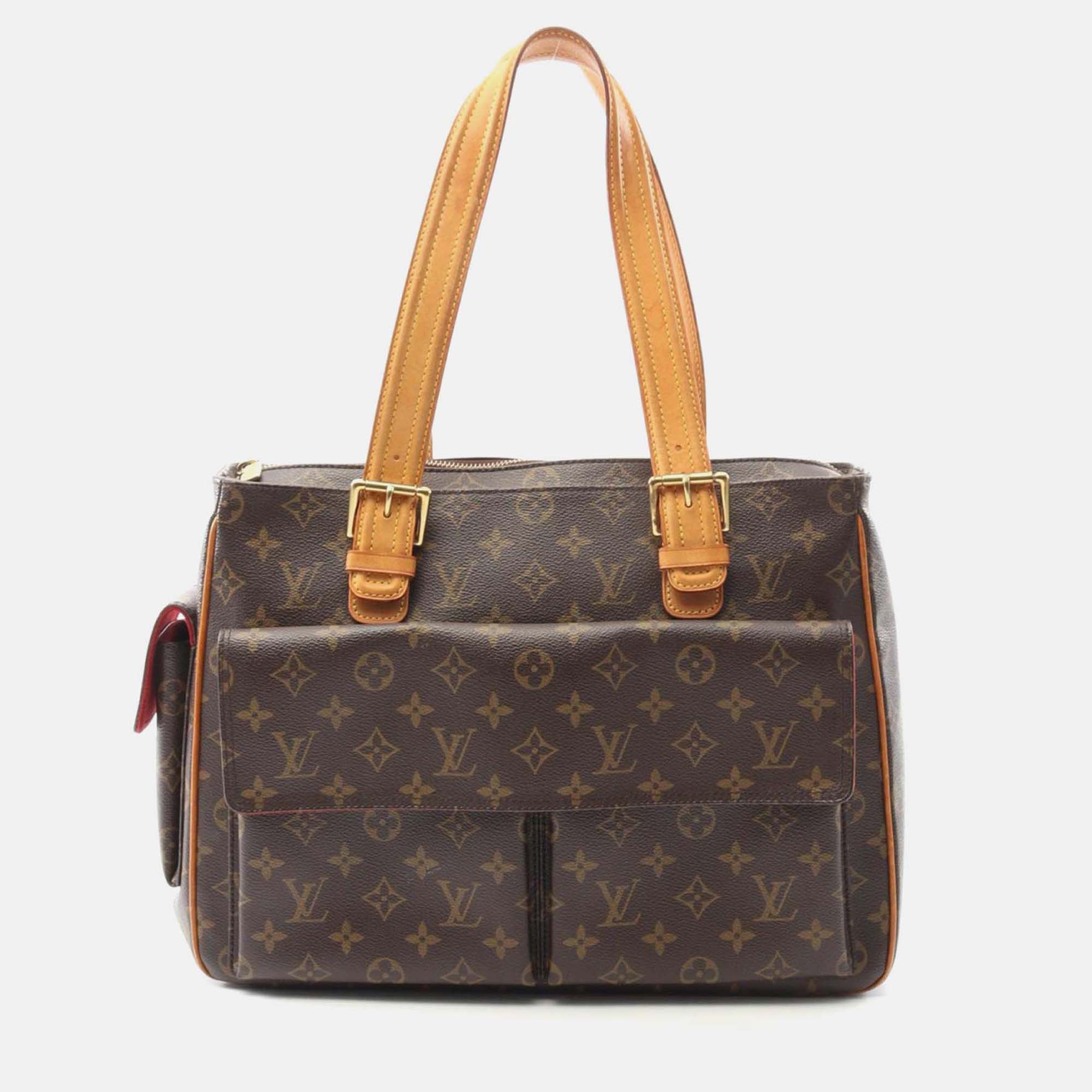 

Louis Vuitton Multiple Cite Shoulder Tote Handbag M51162 Monogram Canvas Lv, Brown